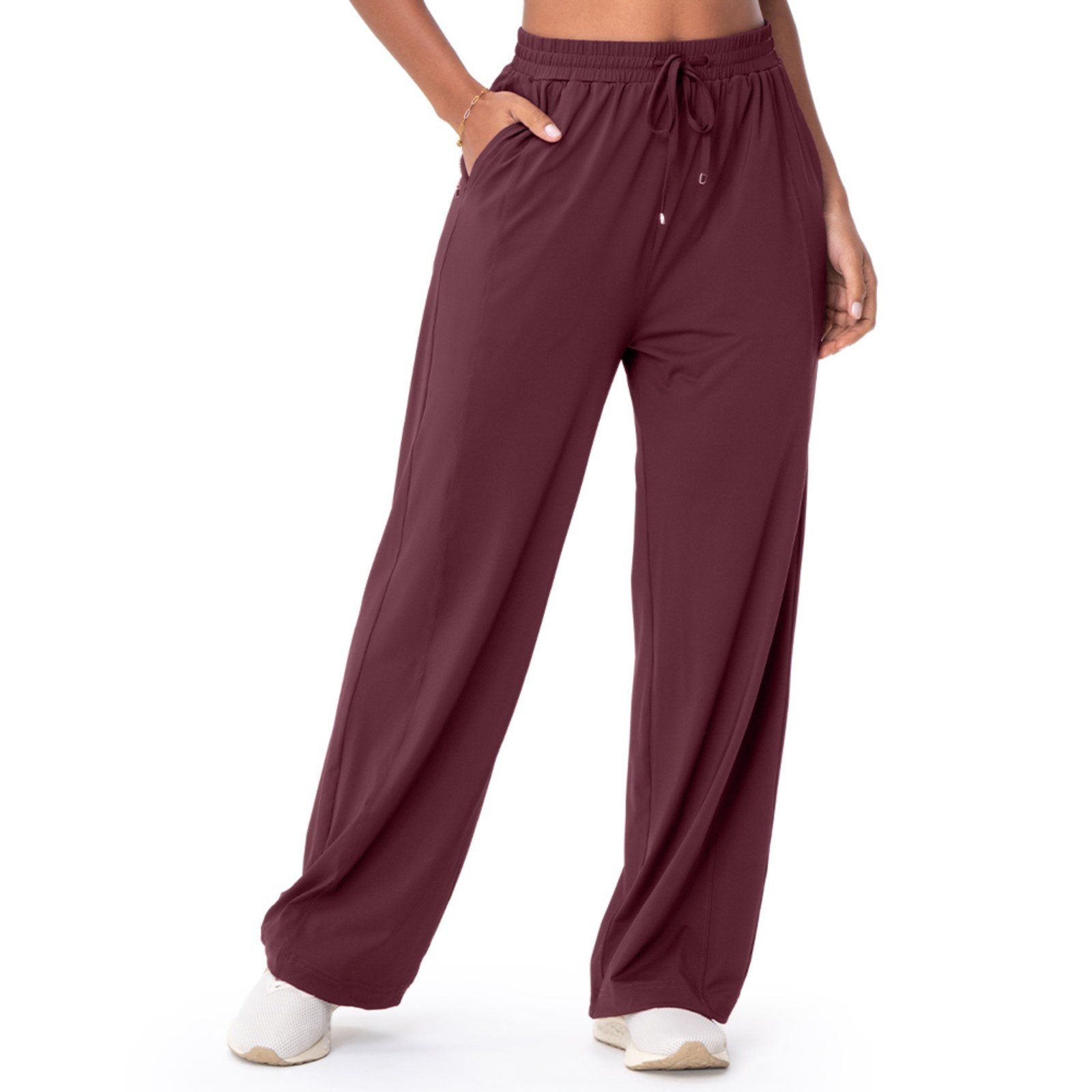 Calça Fitness Comfort Poliamida Bordeaux Zee Rucci