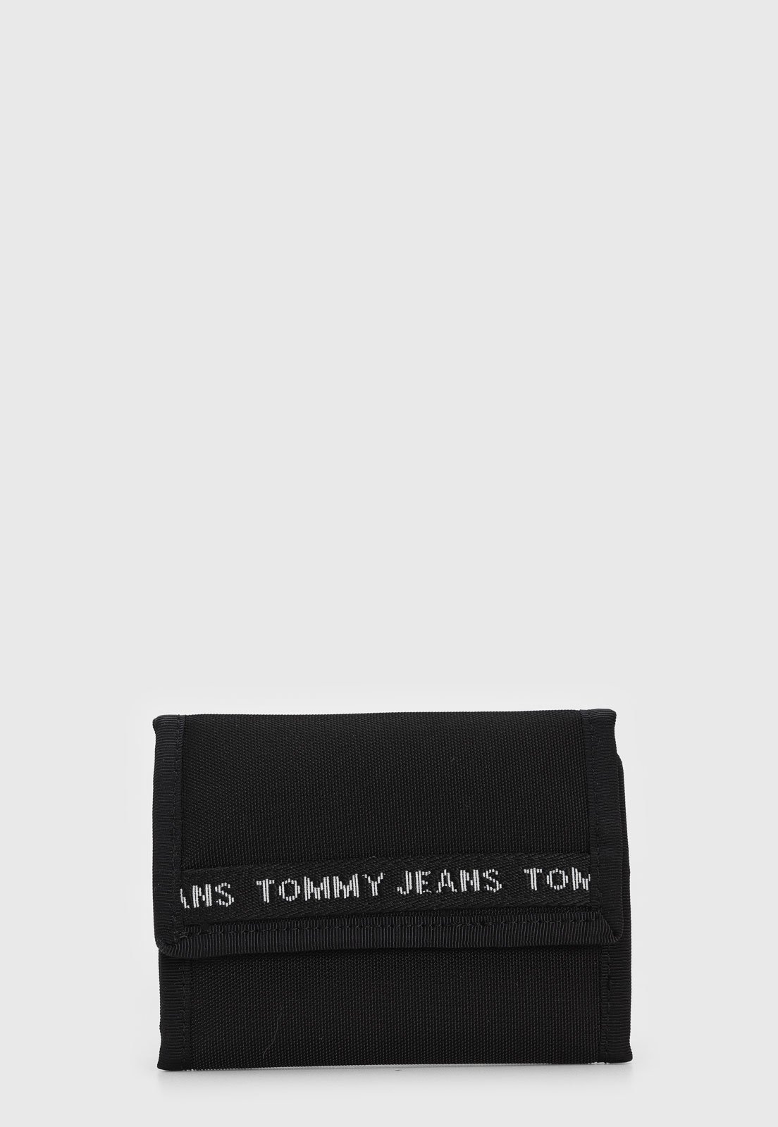 Vista 3 Carteira Masculina Tommy Jeans Logo Preta preto Tommy Jeans preto