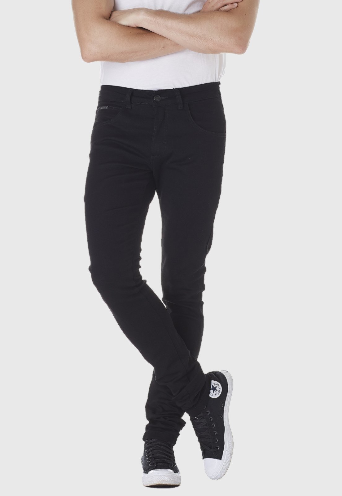 Calça Jeans HNO Jeans Skinny Preto