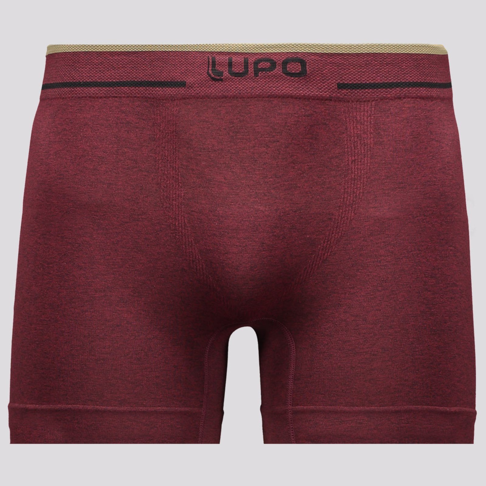Cueca Boxer Lupo Microfibra Sem Costura Marsala