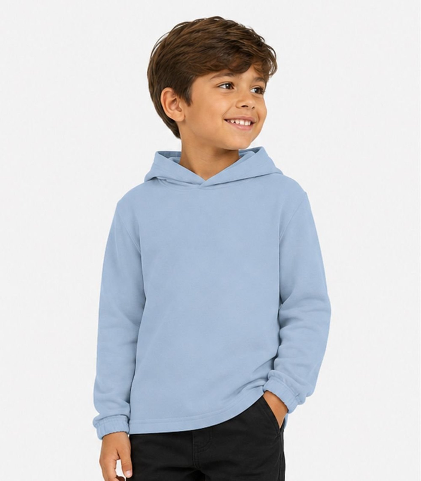 Infantil - Blusão Masculino Moletom Peluciado Select Azul