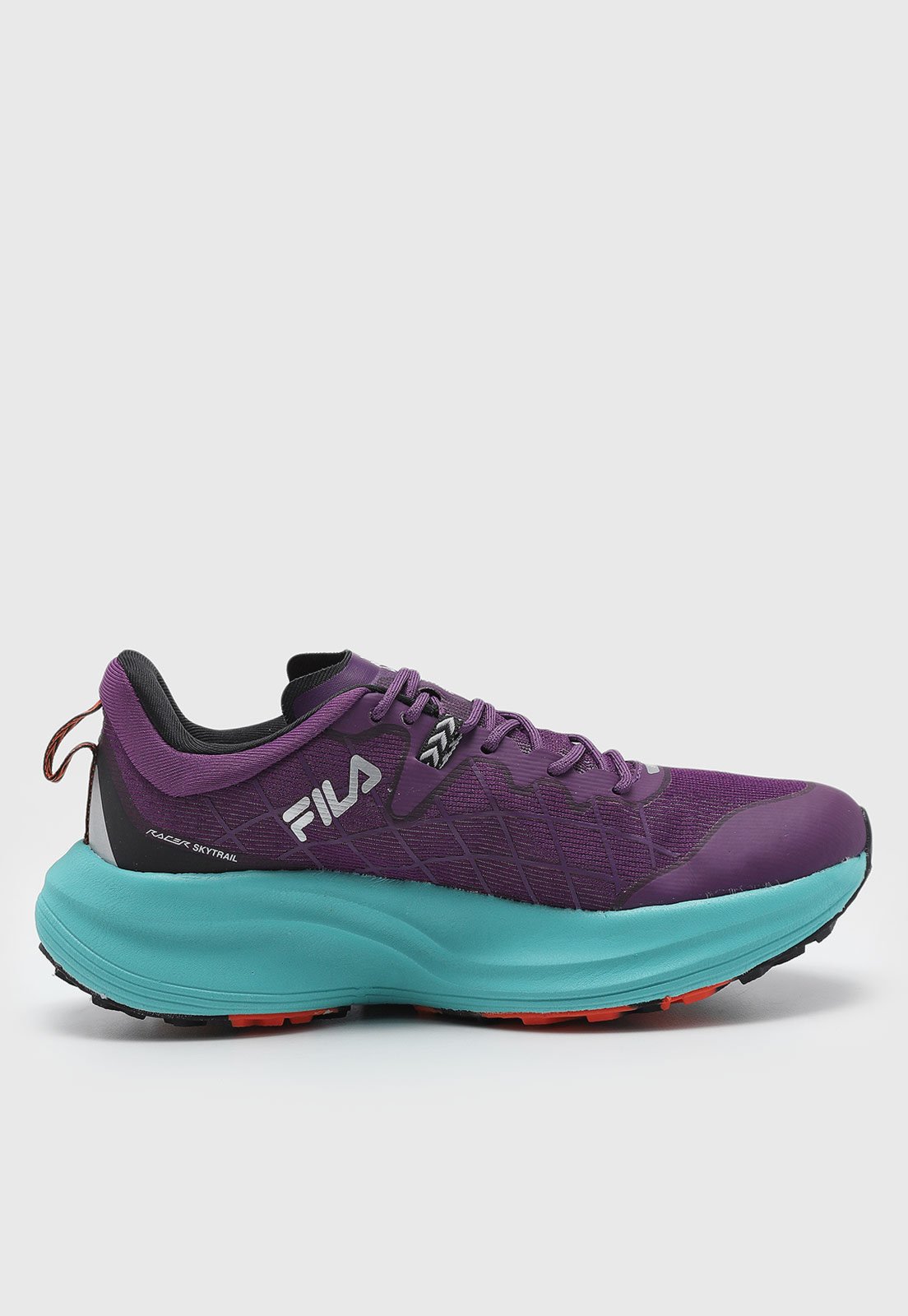Vista 3 Tênis Masculino Fila Racer Skytrail roxo Fila roxo