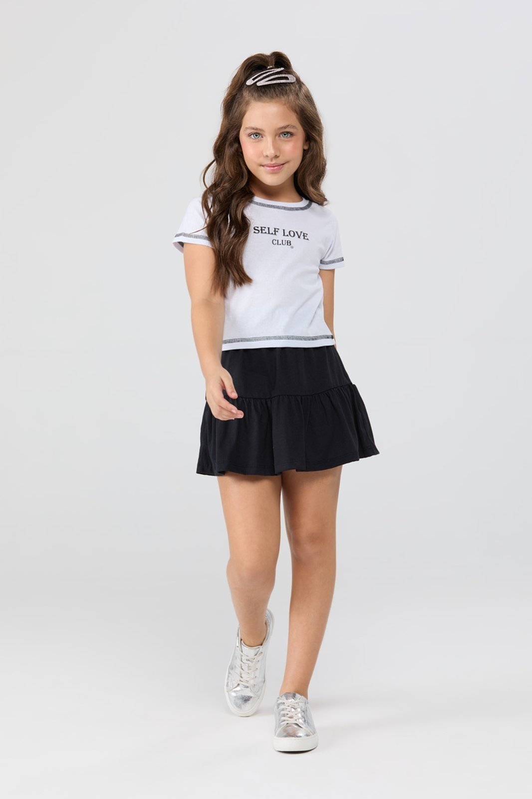 Infantil - Conjunto Feminino de Verão Self Love Club