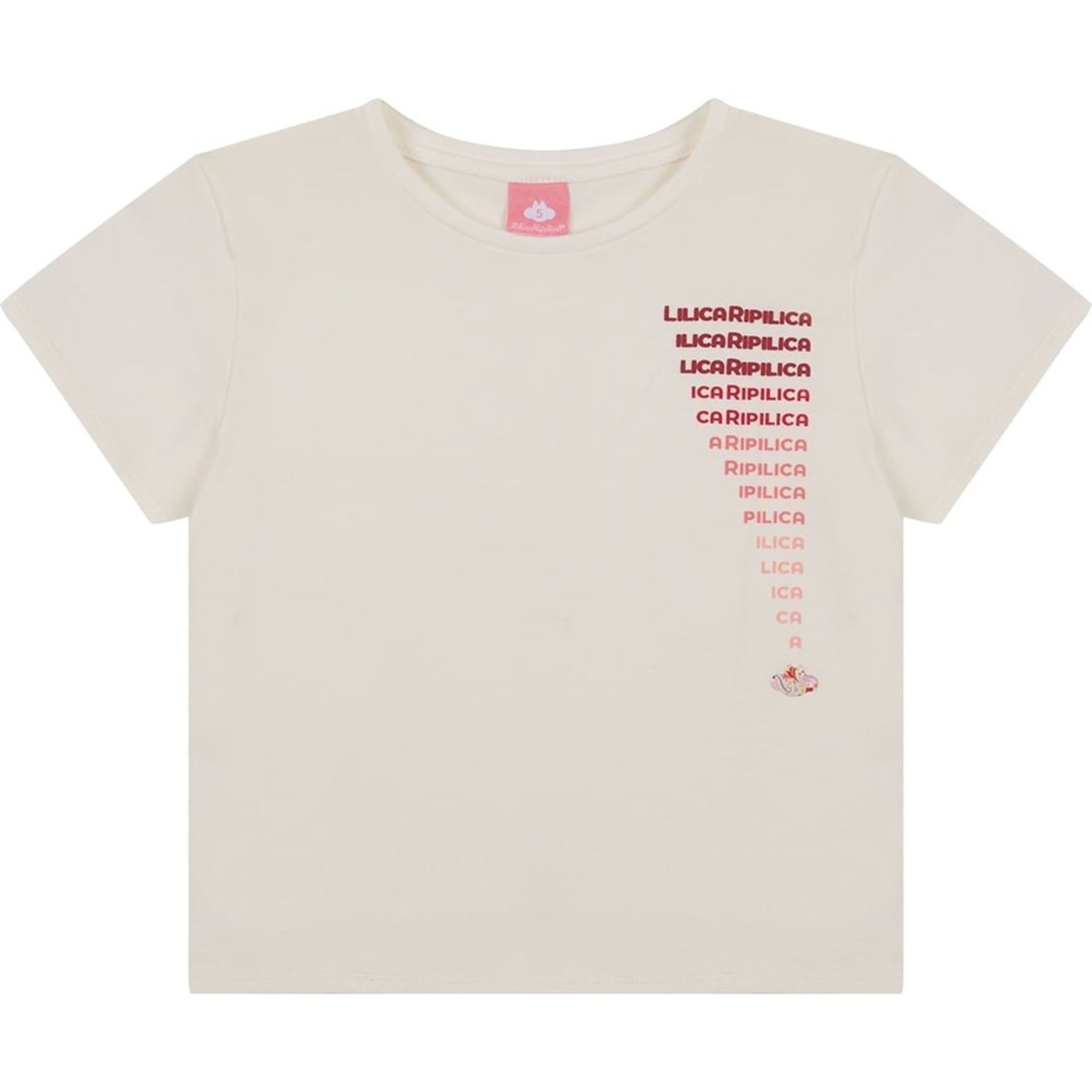 Infantil - Blusa Manga Curta Feminina Lilica Ripilica