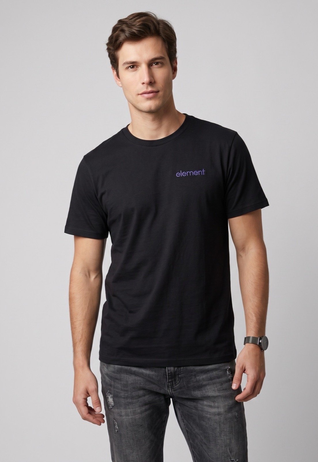 Camiseta Masculina Element Future Nature Preta