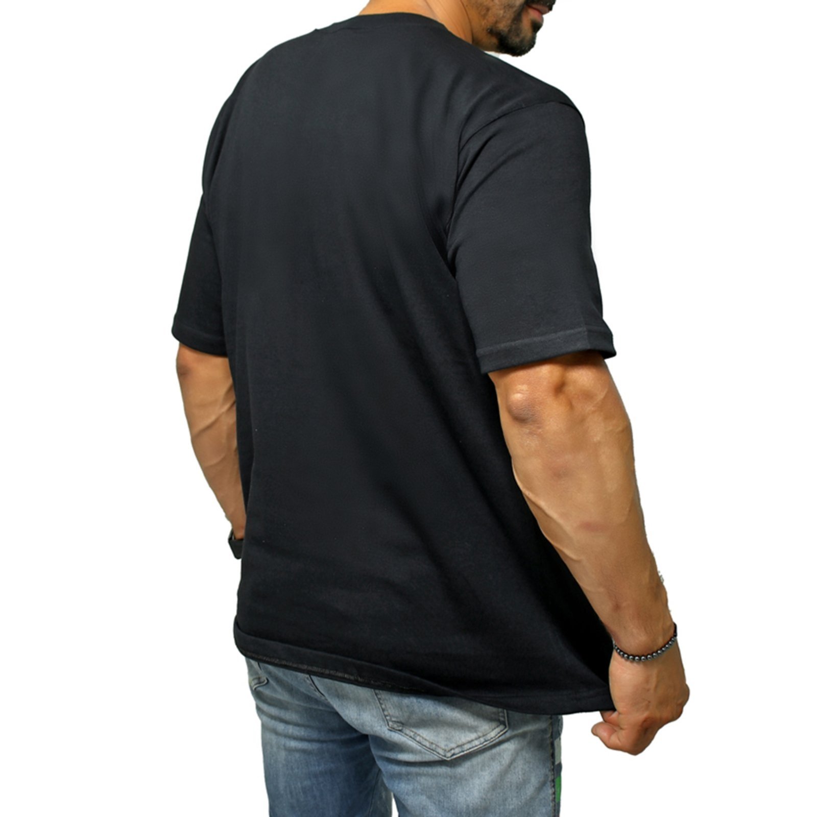 Camisas Masculinas Oversized Algodão Camiseta Street Academia Maromba
