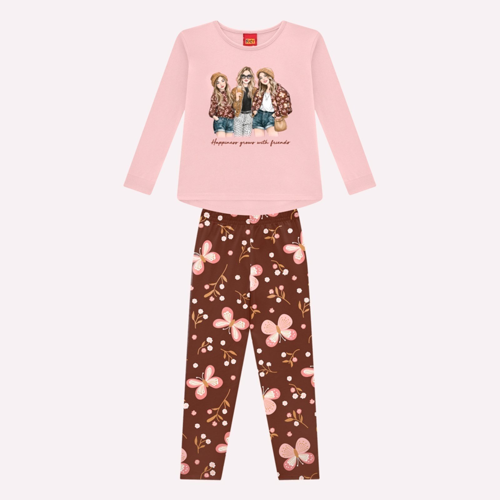 Infantil - Conjunto menina Borboletas Kyly