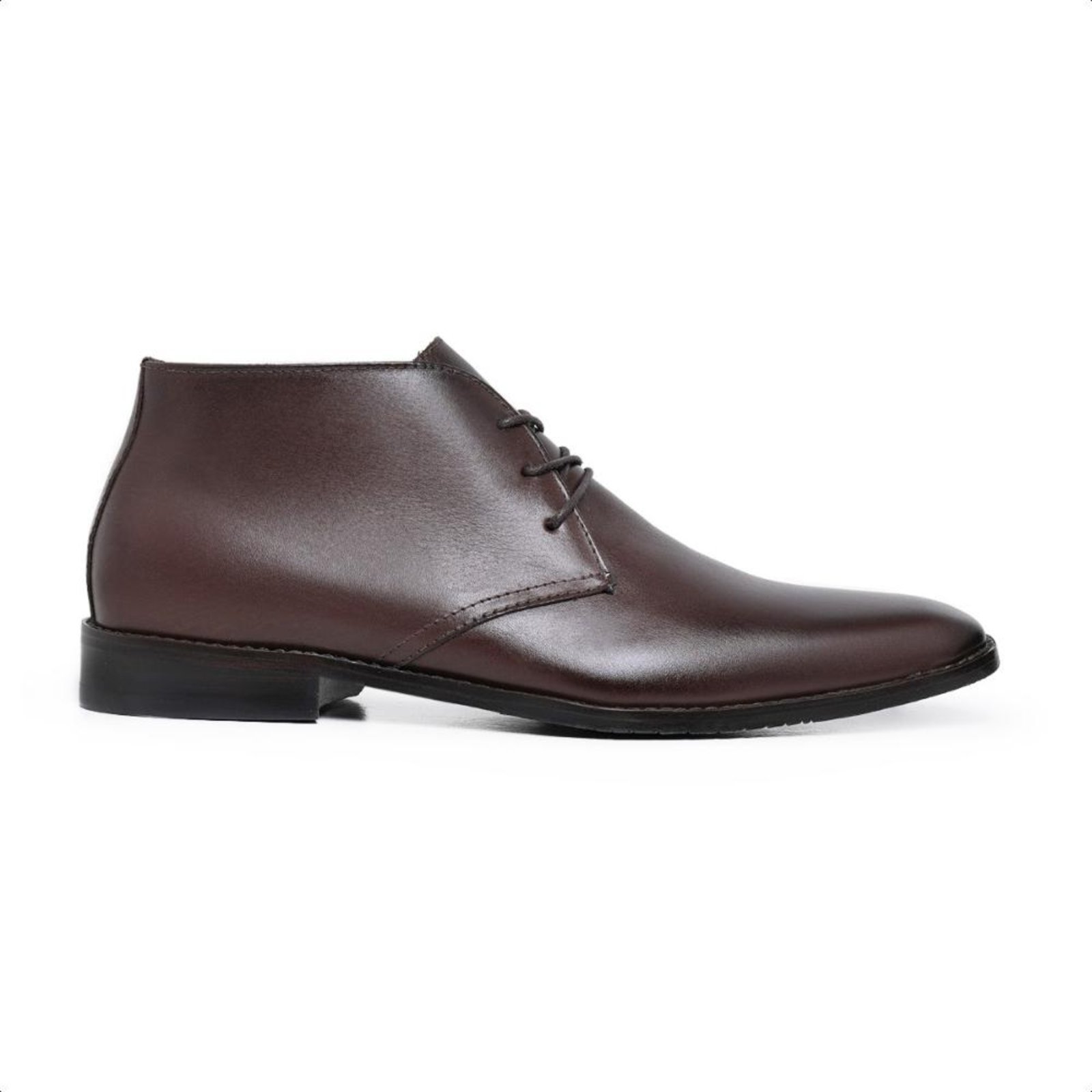 Bota Masculina Couro Naturale Casual Marrom 37 Marrom