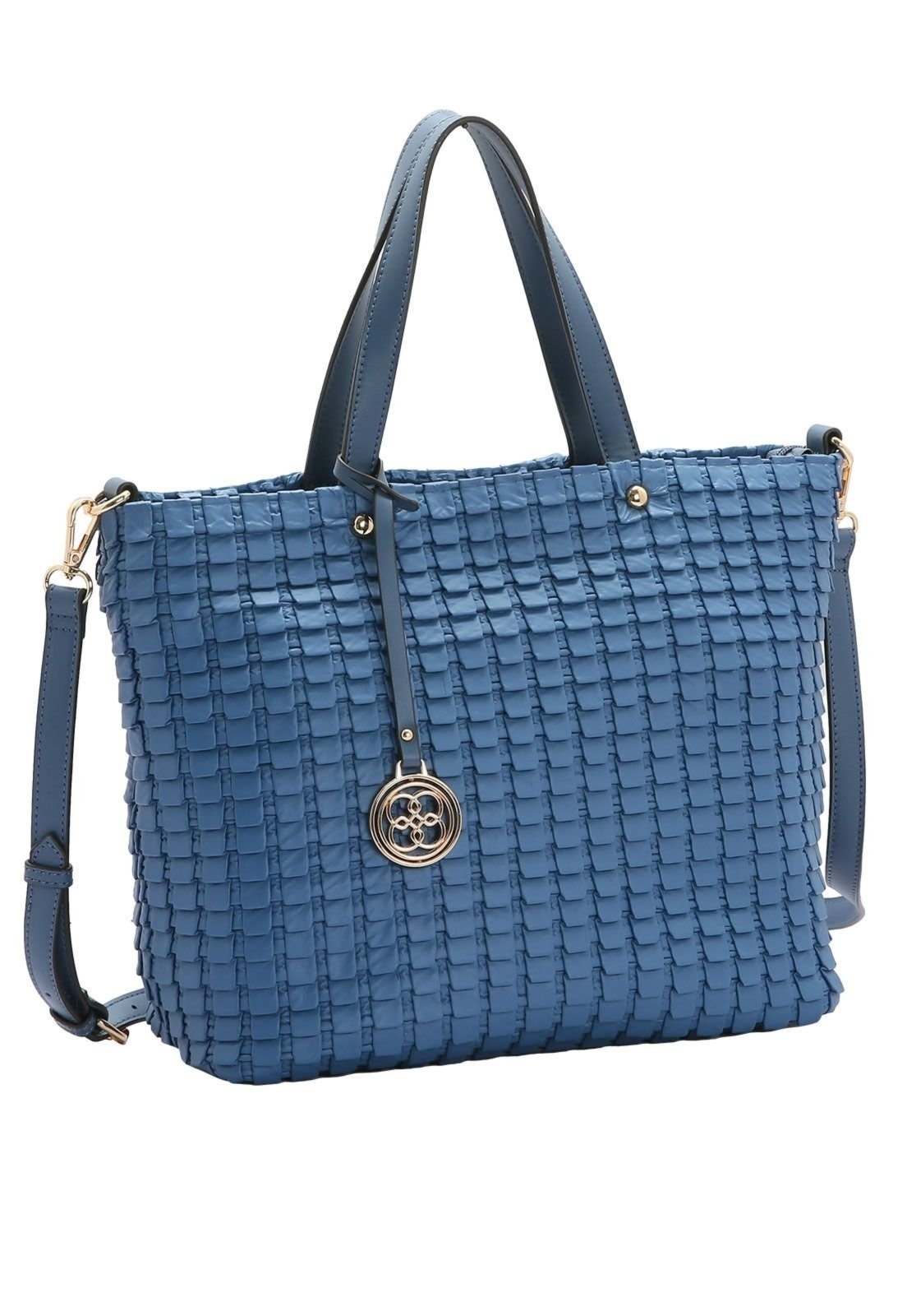 Bolsa Feminina Soft Mão Azul 3484572