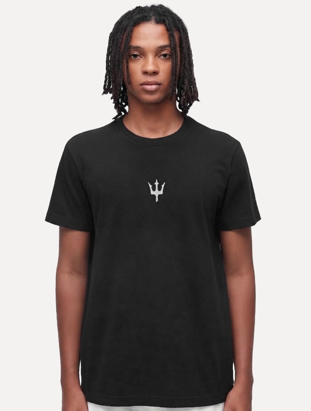 Camiseta Osklen Masculina Slim Vintage Tridente Foil Preta