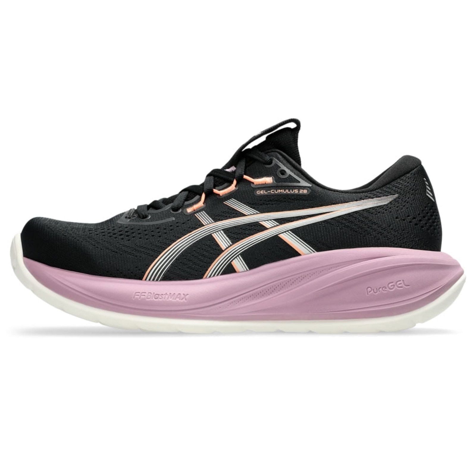 Tênis ASICS GEL-Cumulus 28 - Feminino - Preto/Roxo