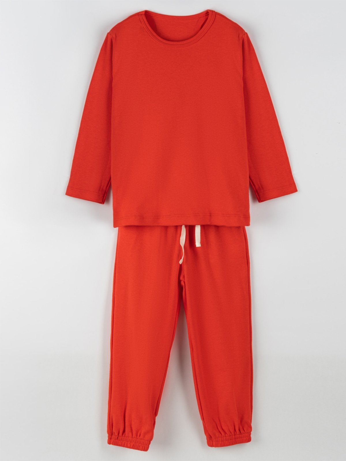 Vista 3 Infantil - Conjunto Bugbee Menino Camiseta Manga Longa e Calça Malha Suedine vermelho Bugbee vermelho