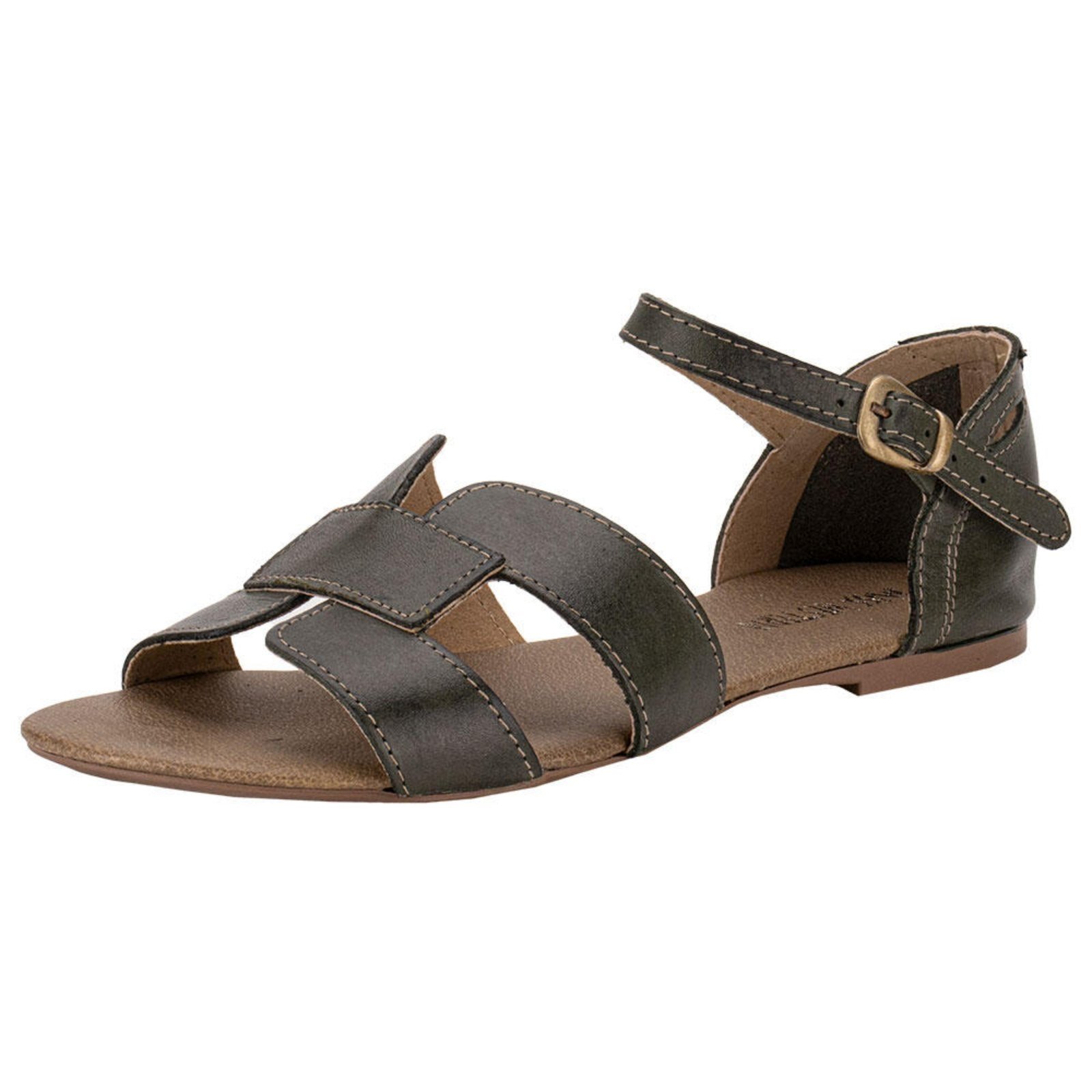 Sandália Feminina Flat Miss Western 128T 5910128 Verde