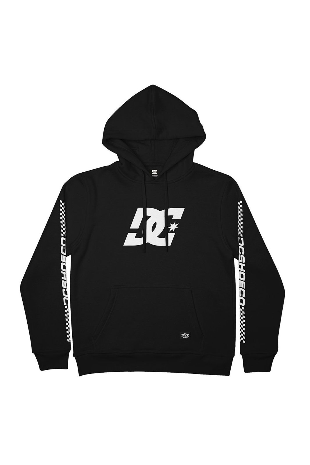 MOLETOM DC SHOES CANGURU FECHADO STAR RACING 270G Preto
