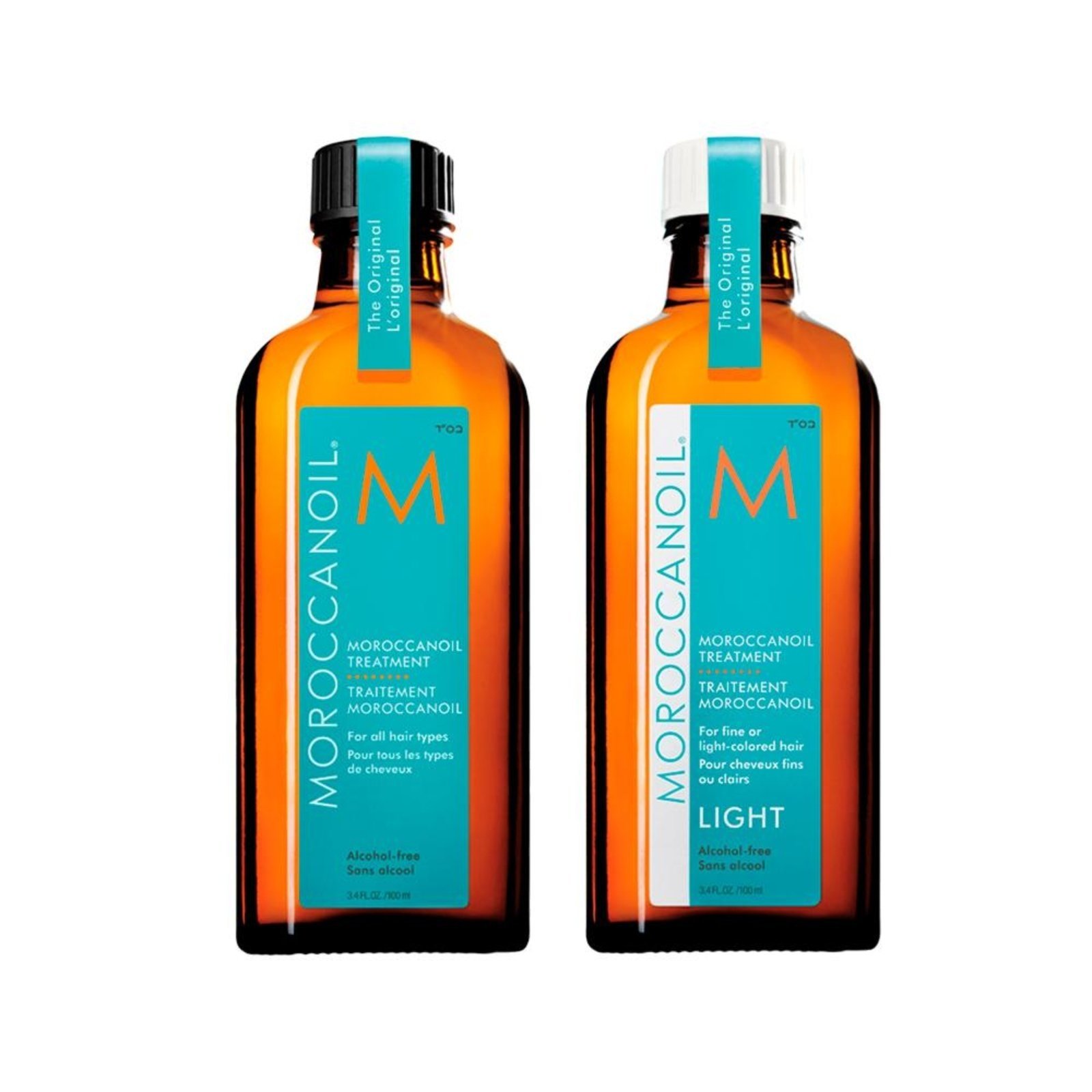 Kit Moroccanoil Treatment Óleo 100ml + Óleo Light 100ml