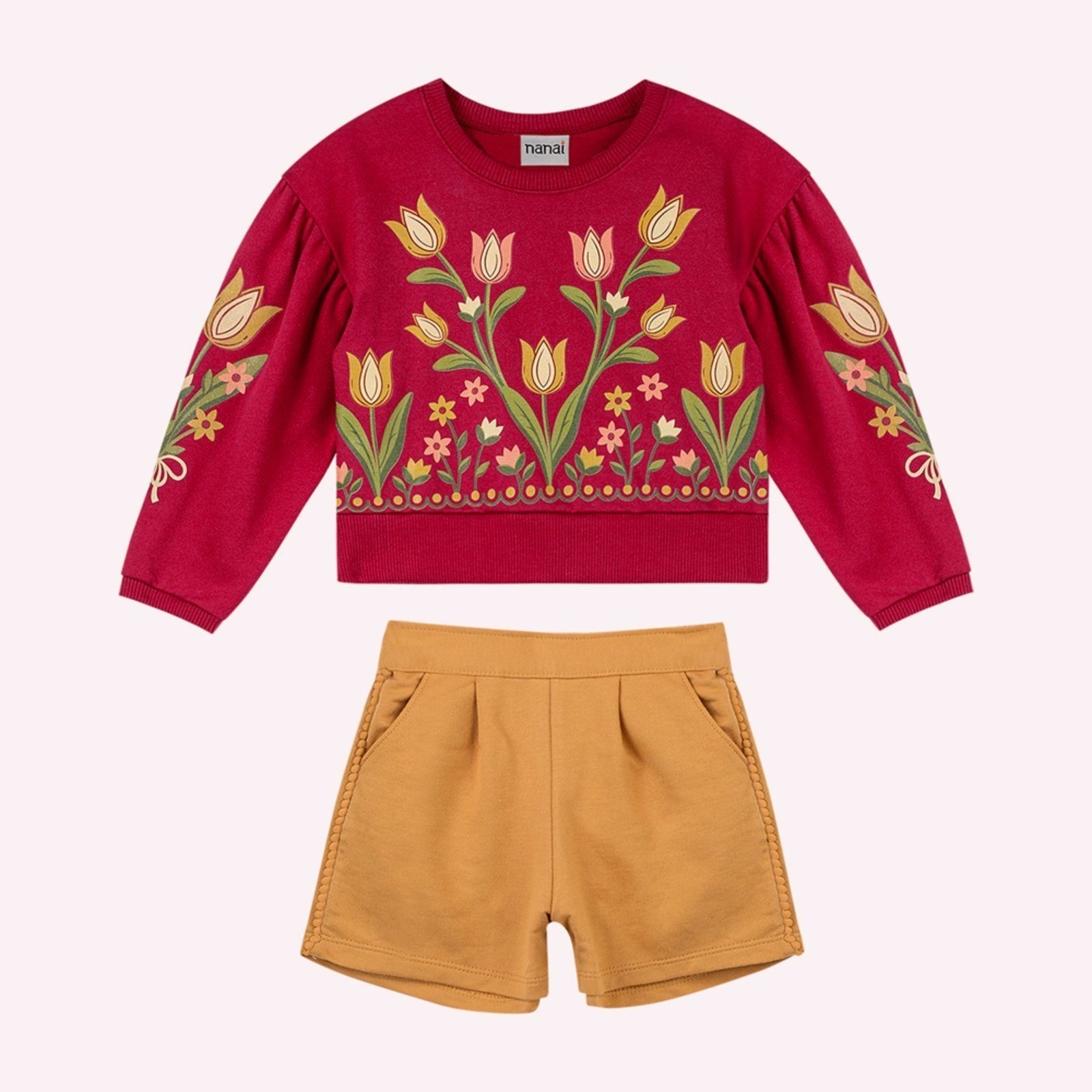 Infantil - Conjunto Menina Tulipas Nanai