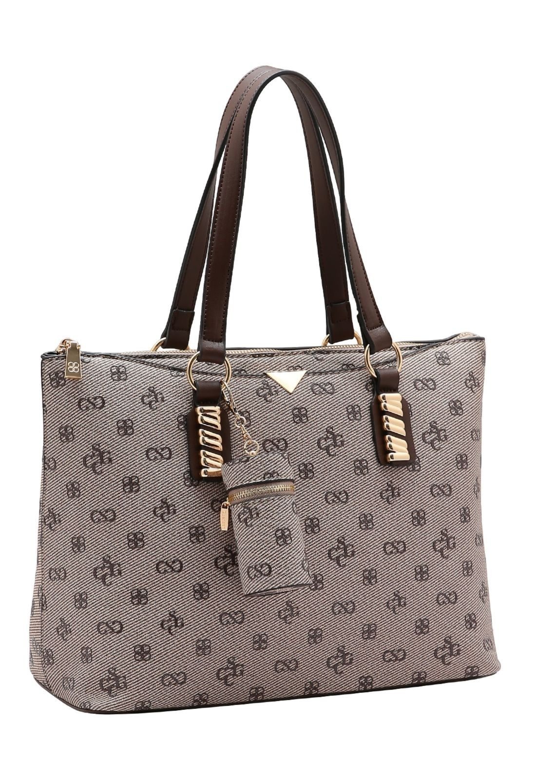 Bolsa Feminina Chenson Monograma Atemporal 3485413 Café