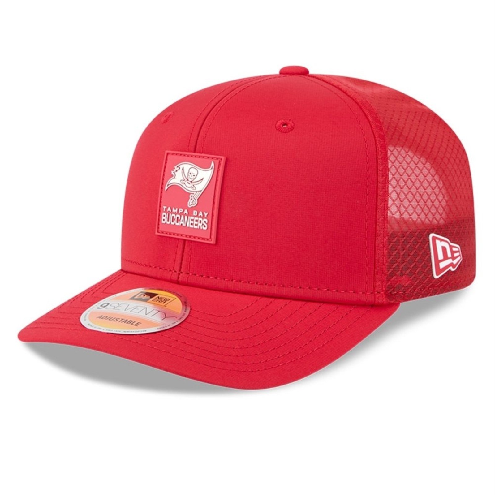 Bone New Era 9SEVENTY Tampa Bay Buccaneers NFL Sideline Vermelho