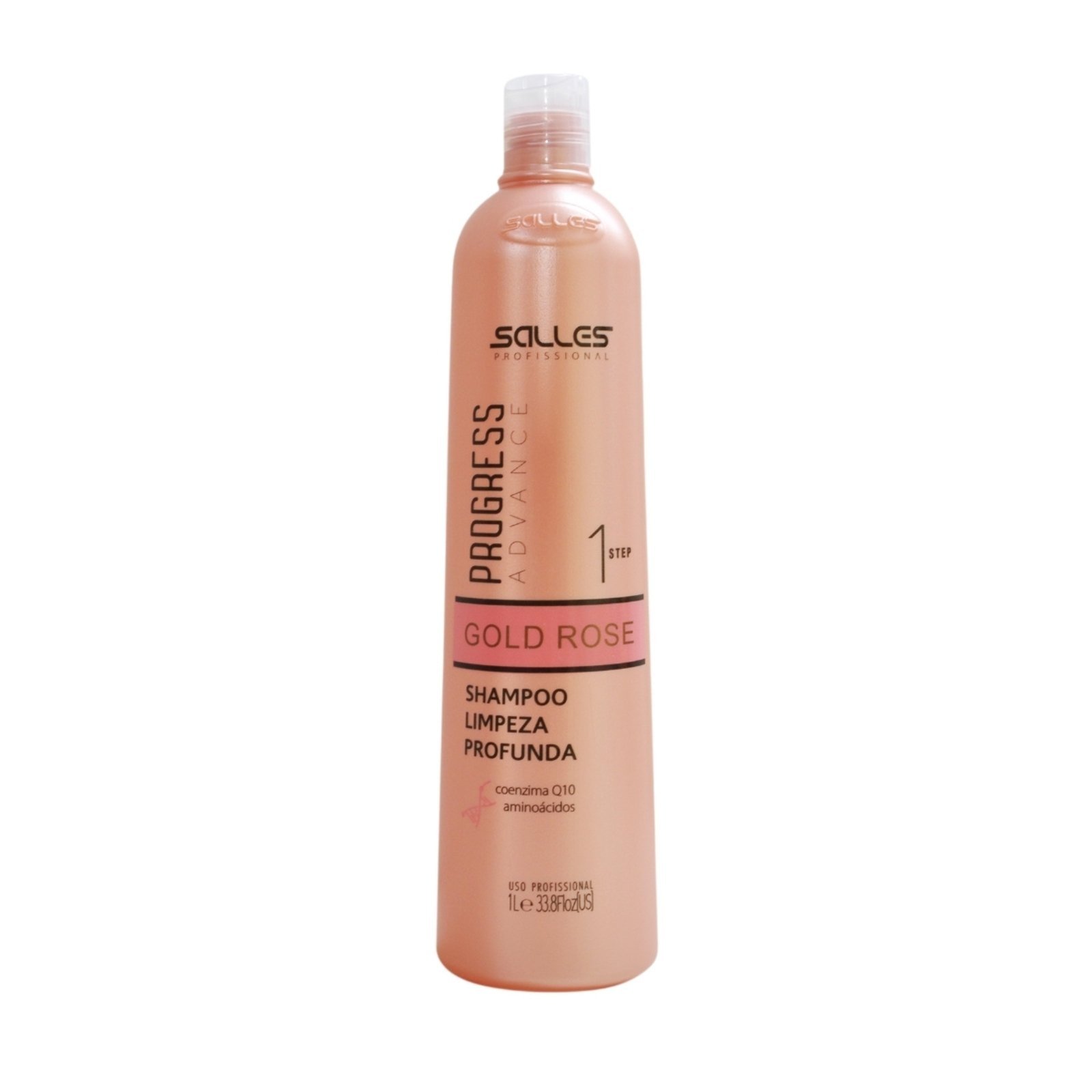 Shampoo Anti Resíduo Gold Rose Salles Profissional 1lt