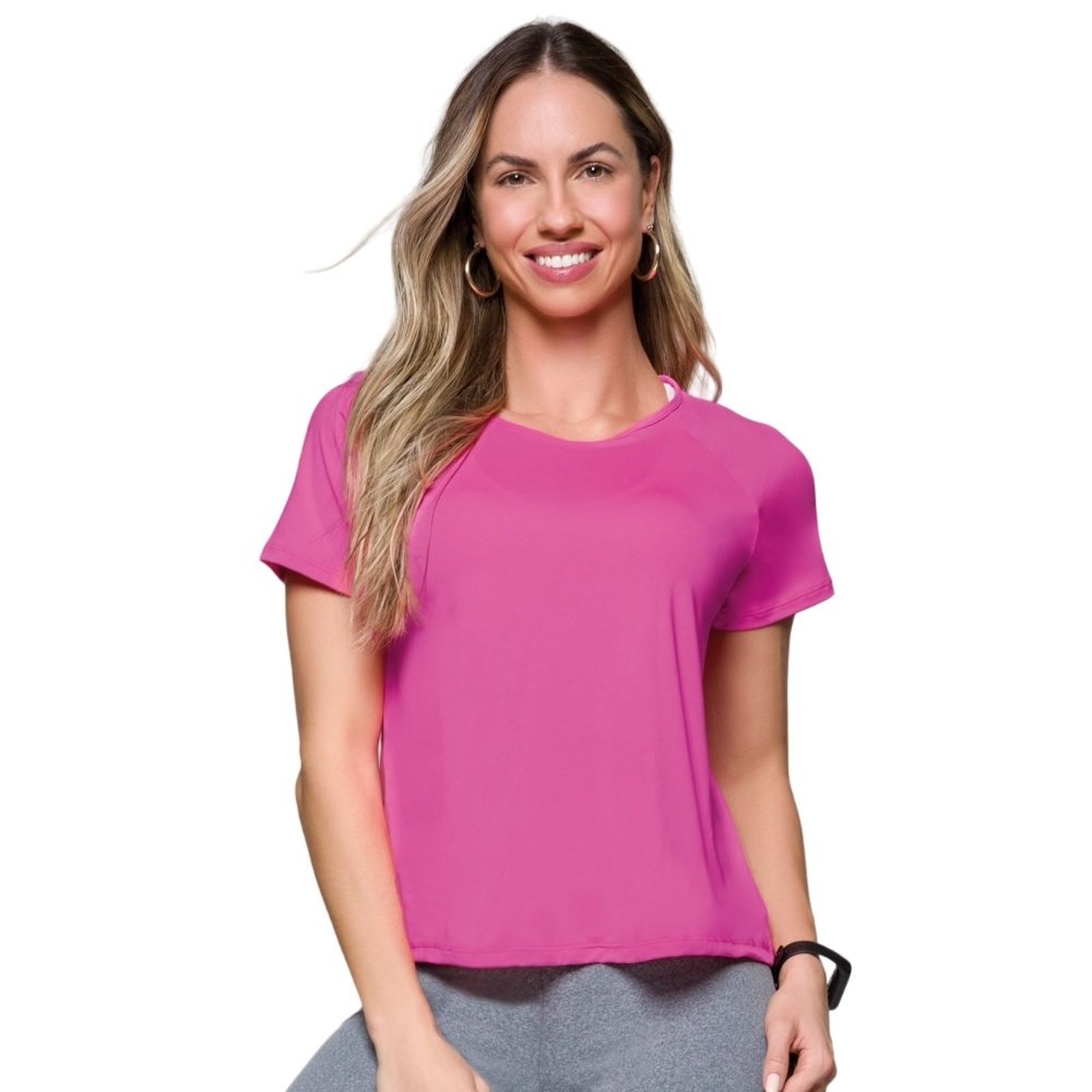 Camiseta Selene Dry 20862.001 - Rosa chiclete