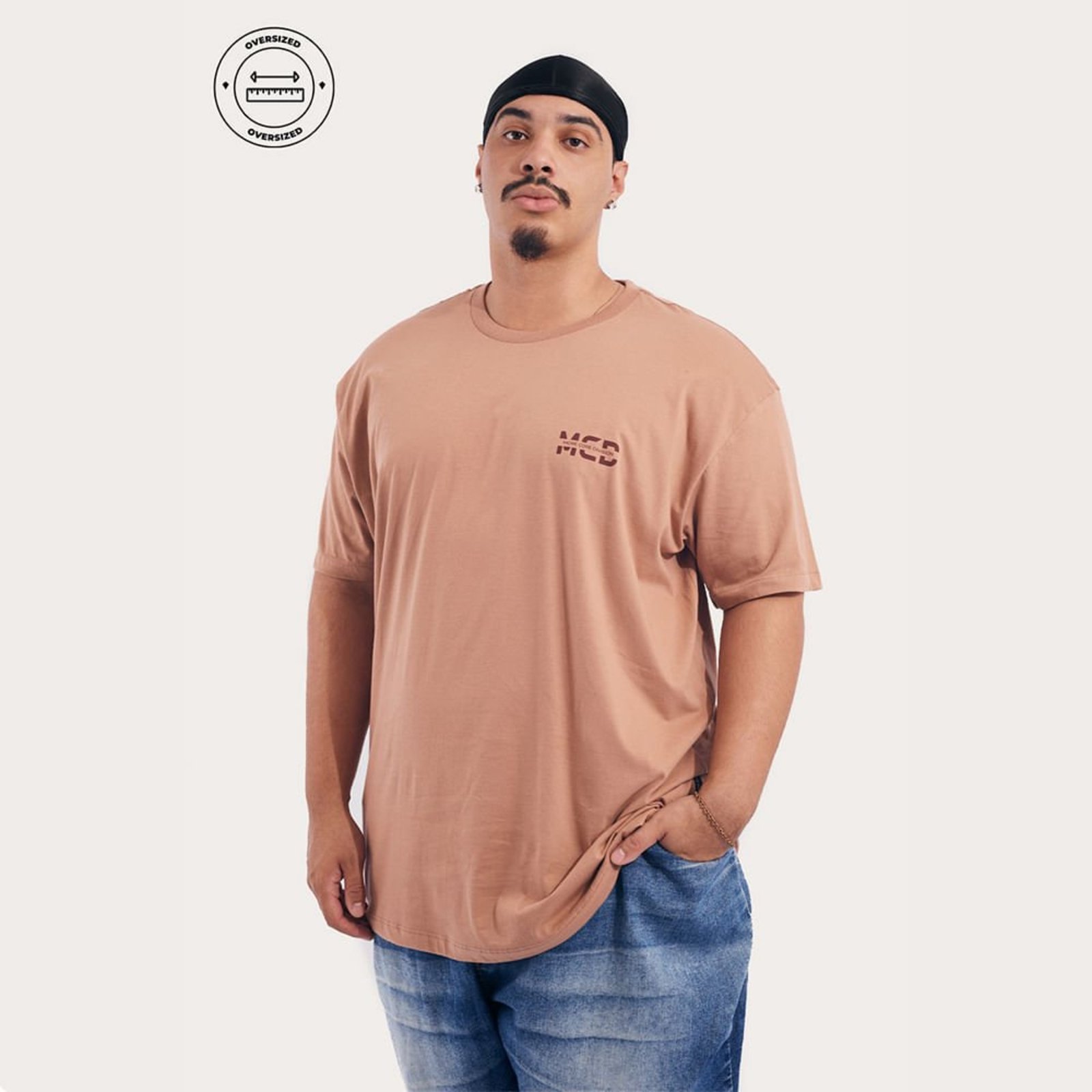 T-Shirt Regular M/C Oversized Mcd Cortad