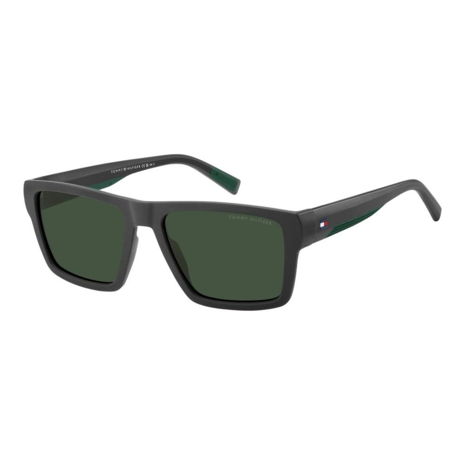 Óculos Tommy Hilfiger 2324S Unissex Cinza Escuro e Verde