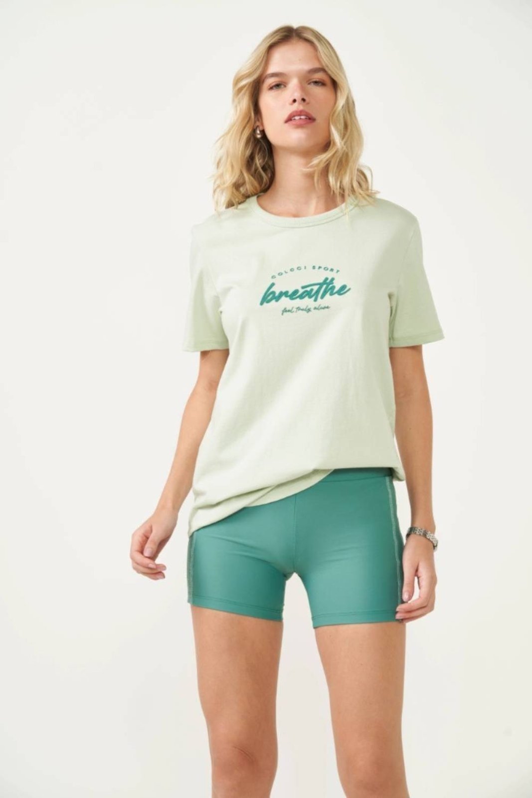 Camiseta Colcci Sport Comfort Feminina Verde Long