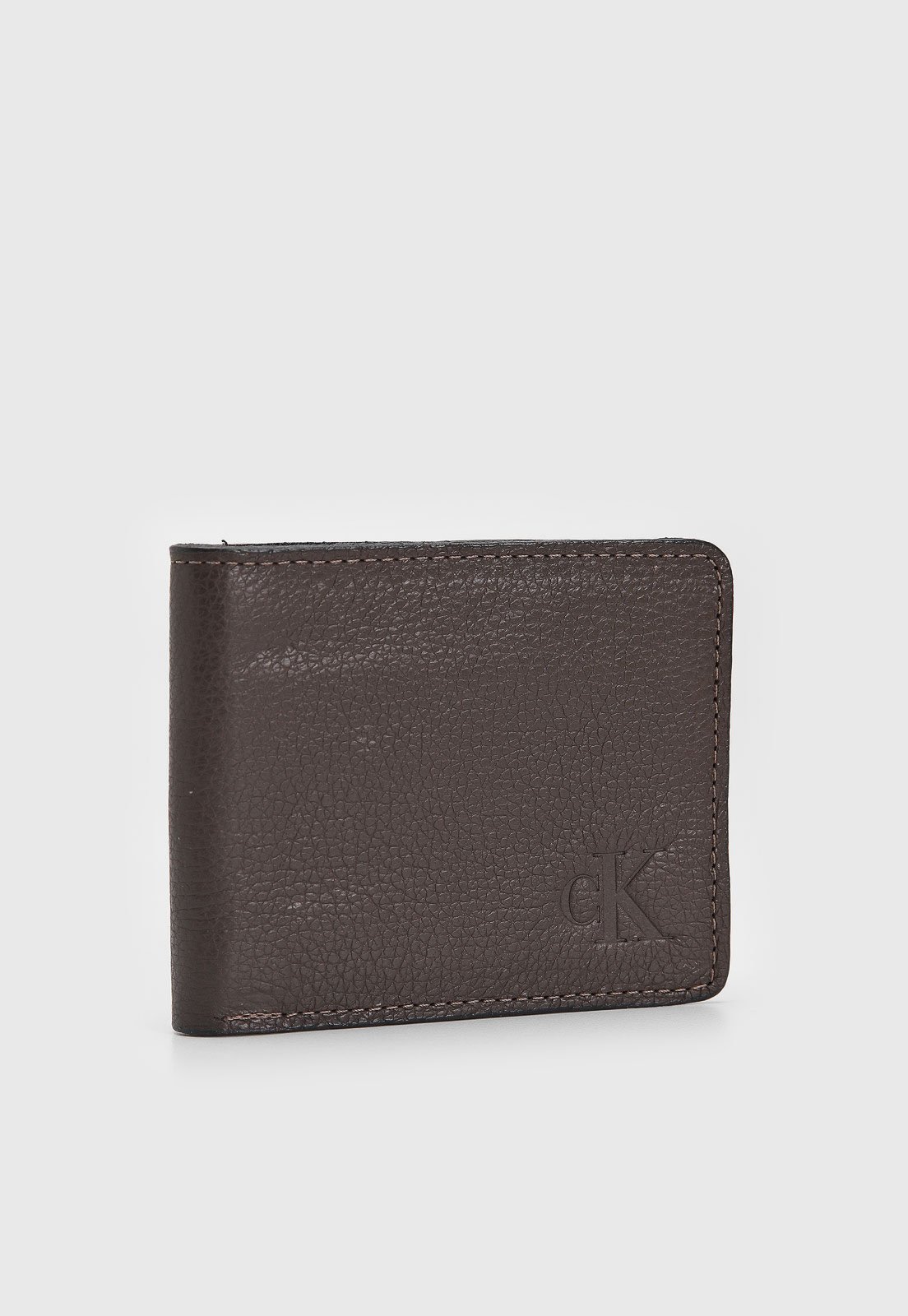 Carteira Masculina Calvin Klein Logo Marrom