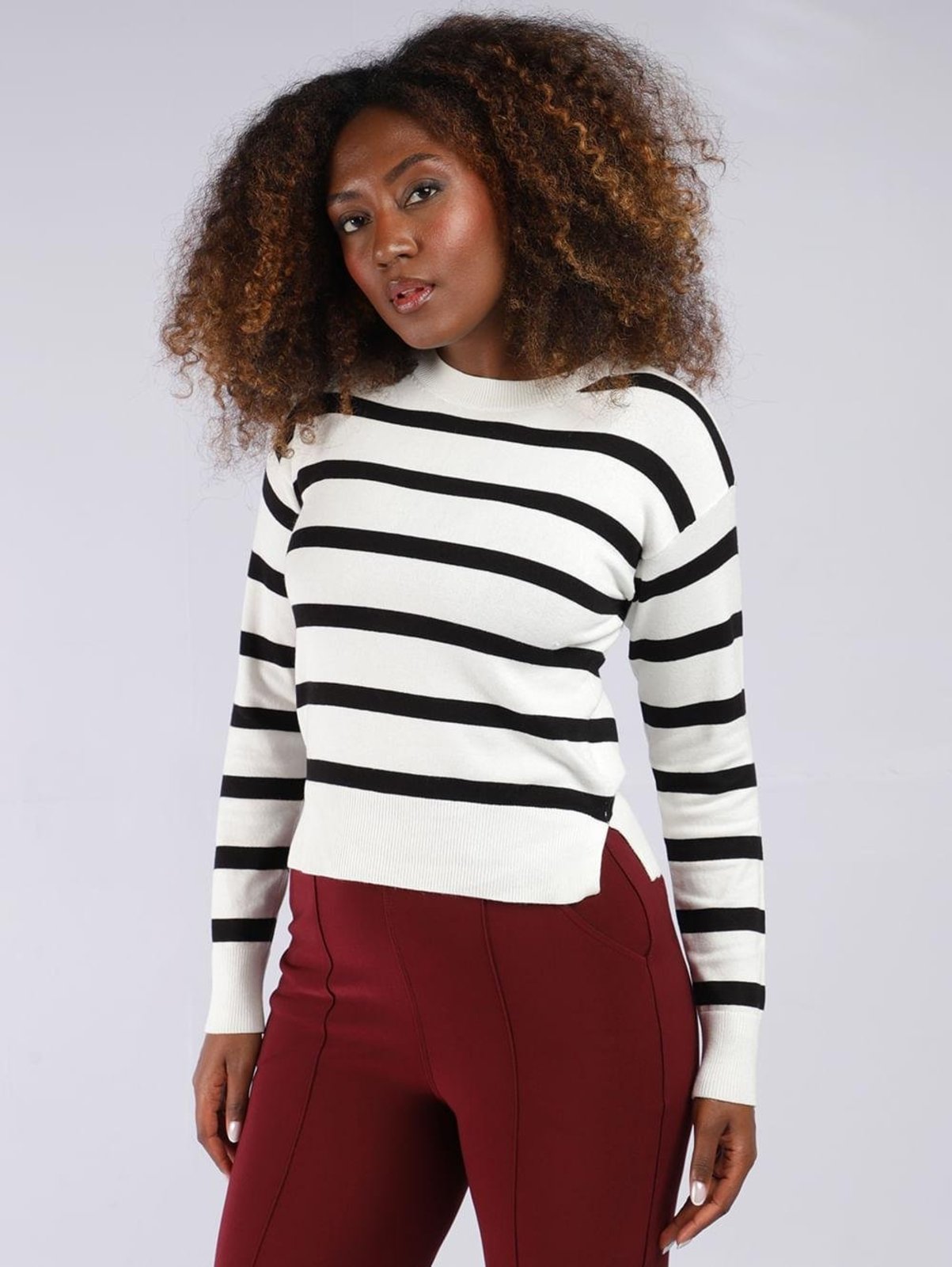 Blusa Manga Longa Autentique Feminina OFF WHITE