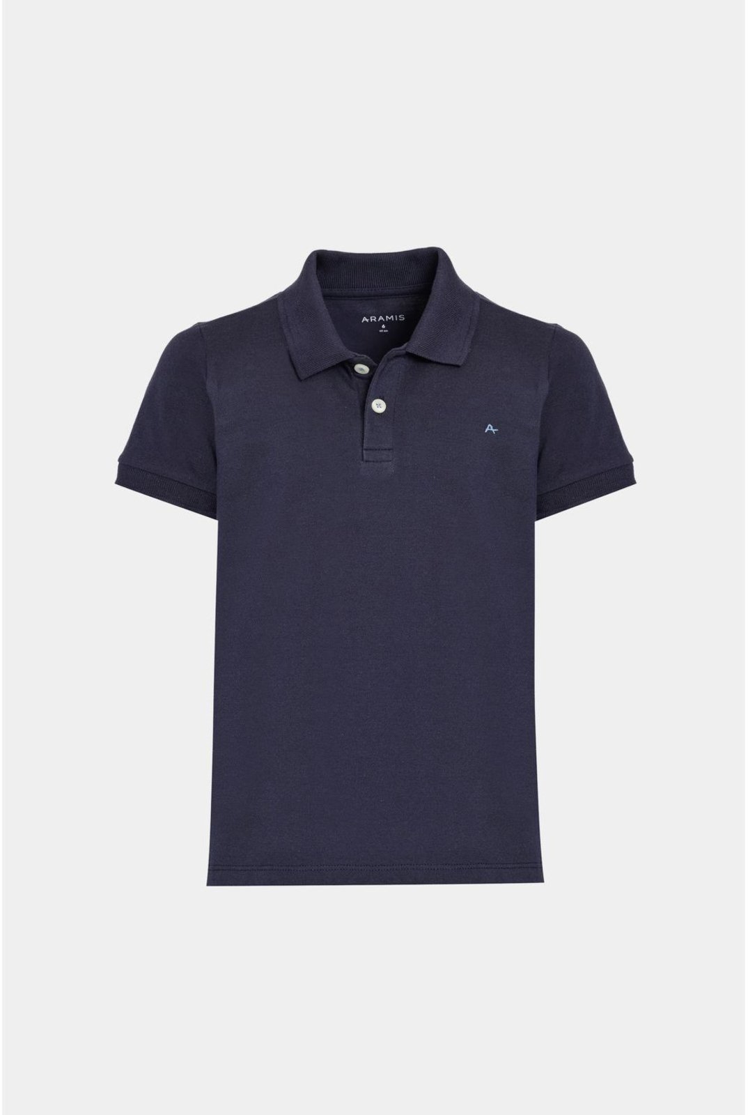 Infantil - Polo Aramis Algodão Básica Manga Curta Navy