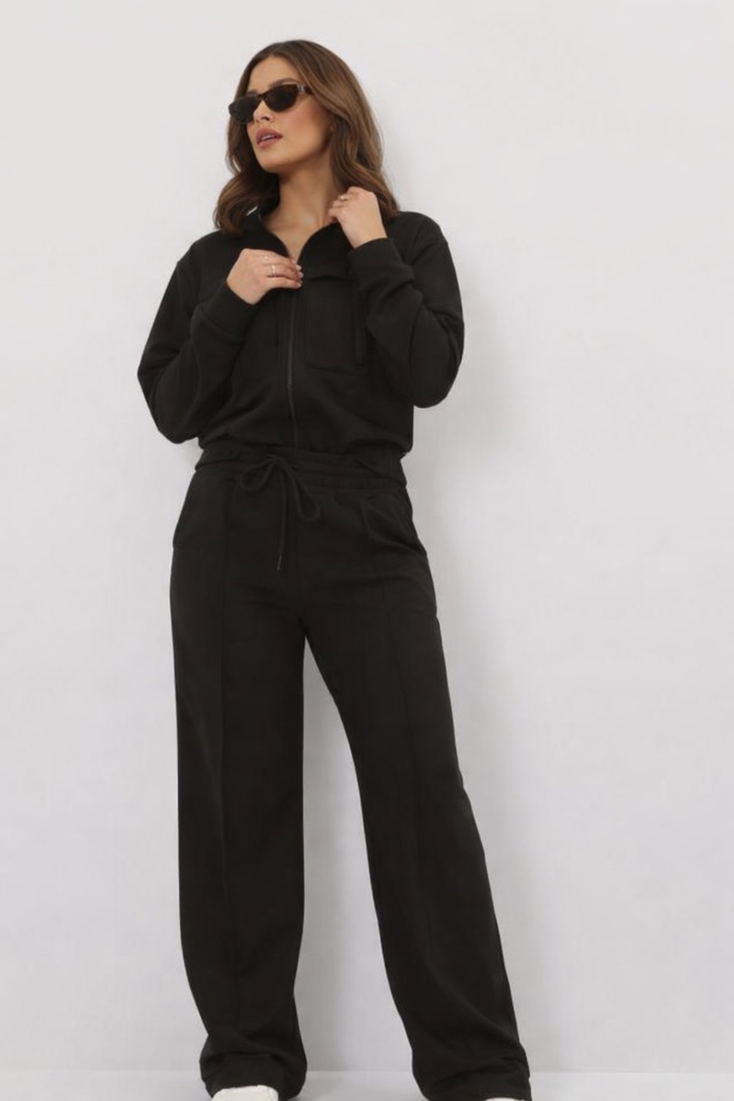 Conjunto D Bell Outlet Fashion Moletom Preto