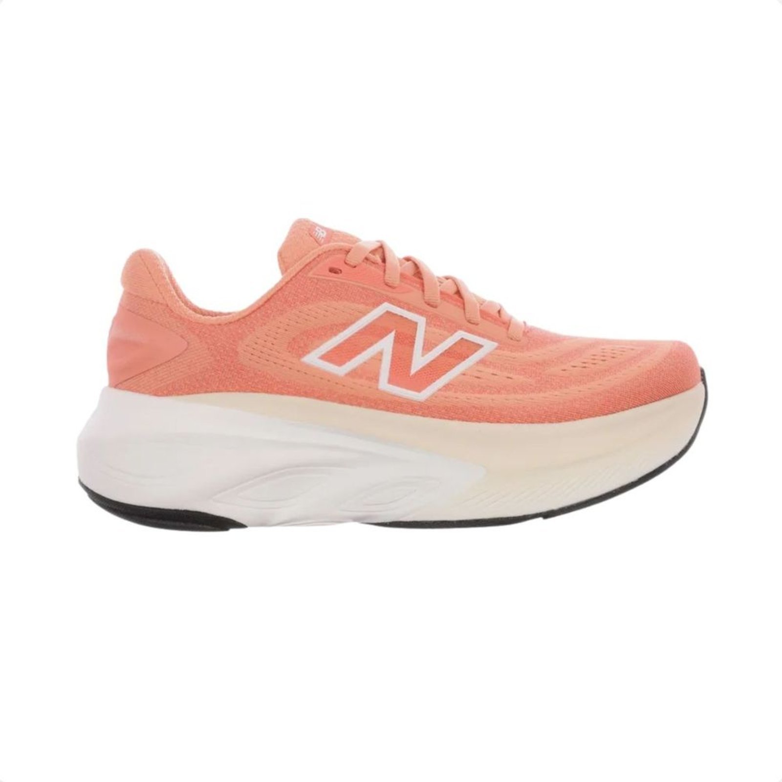 Vista 2 Tênis Running Feminino New Balance Fresh Foam X More V6 Laranja vermelho New Balance vermelho