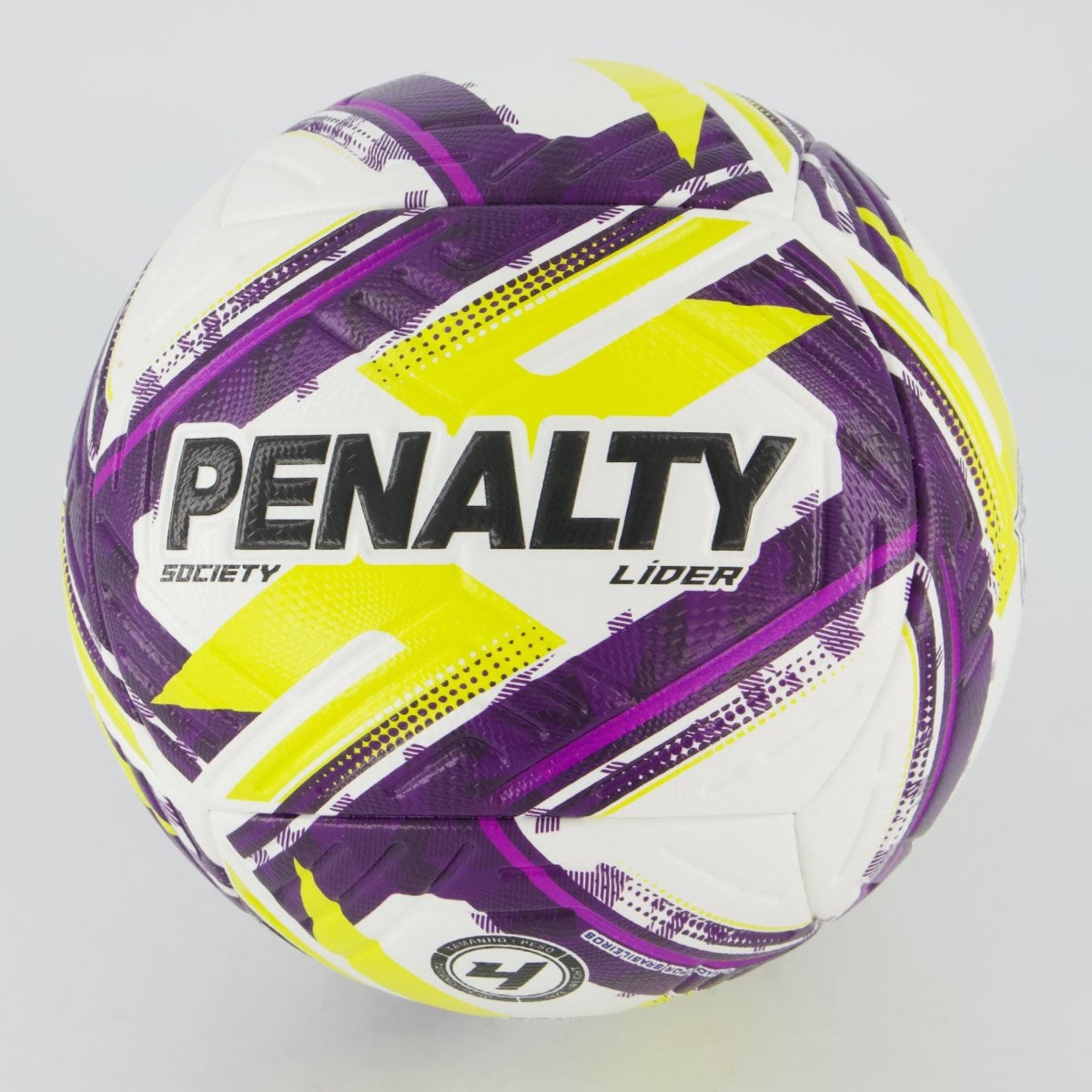 Bola Penalty Lider N4 XXVI Society Branca e Roxa