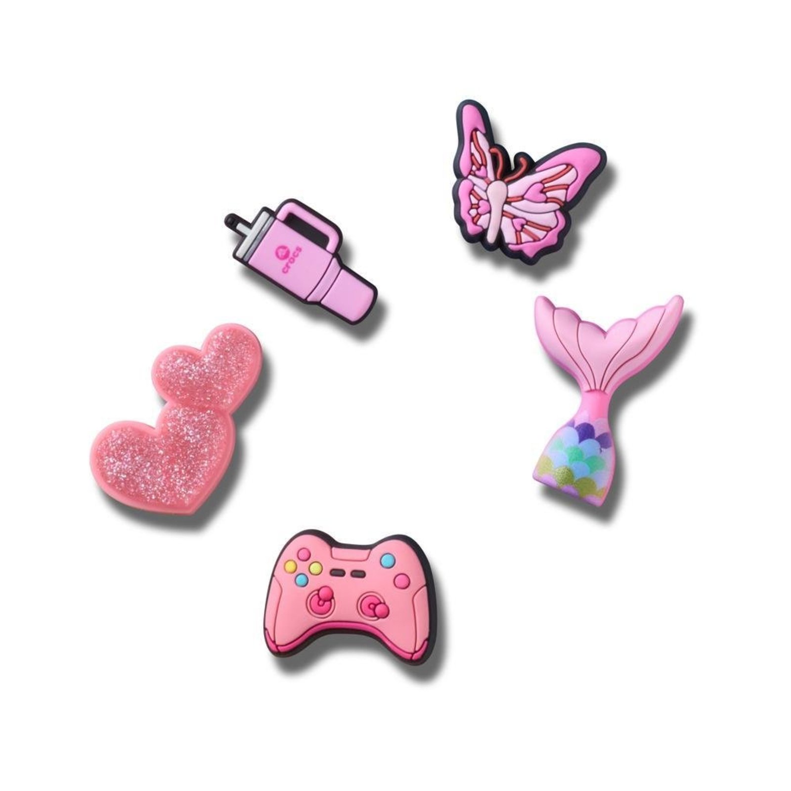 Infantil - Jibbitz™ Feminino Fofos Pack Com 5 Peças UNICO Branco