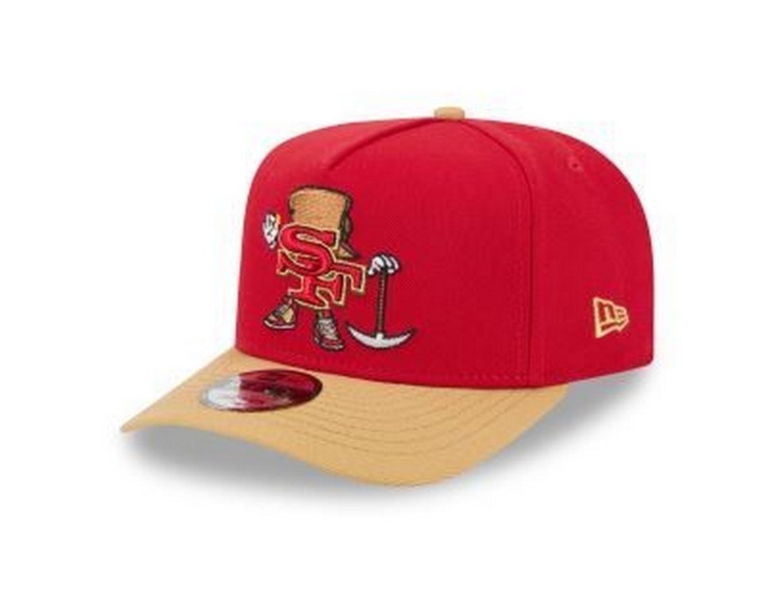 Boné New Era 9FIFTY A-FRAME San Francisco 49ers NFL Vermelho