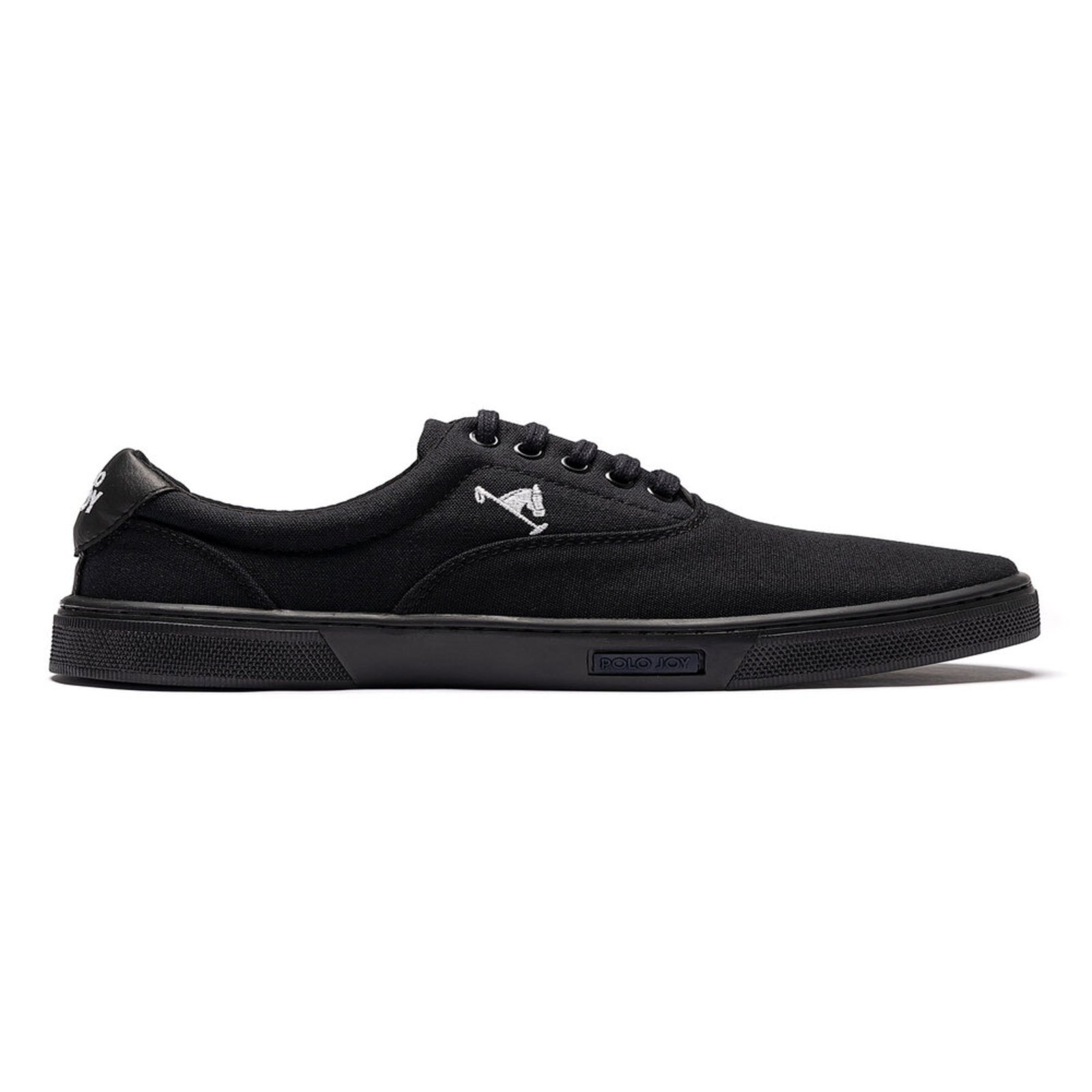 Sapatênis Masculino Tenis Polo Joy Casual Todos Tamanhos Black