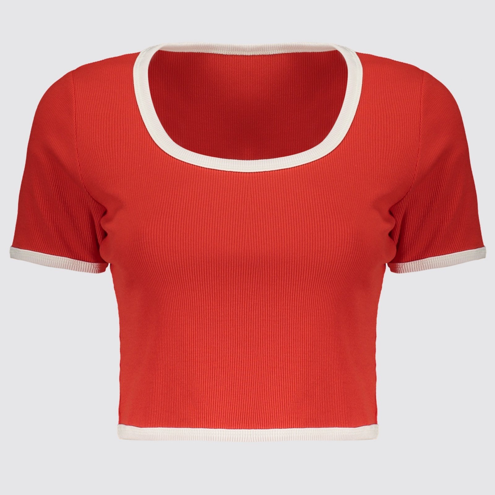 Vista 2 Cropped Fila Rib Feminina preto Fila preto