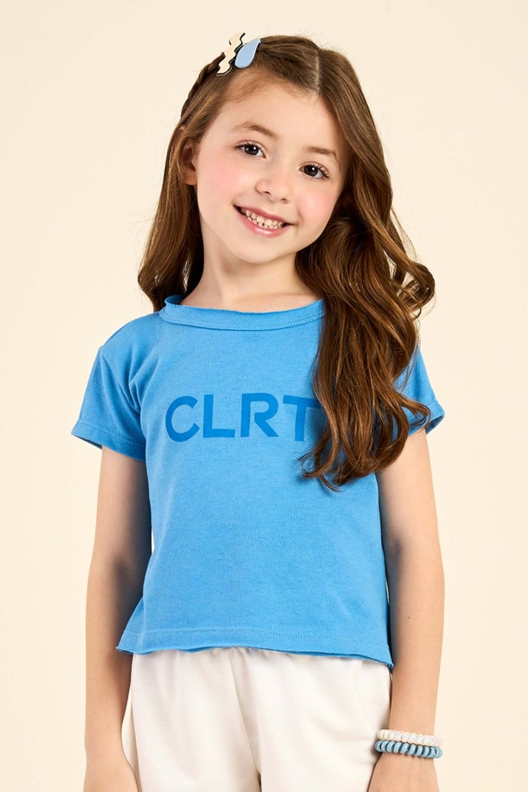 Infantil – Blusa Menina Curta Estampada Colorittá