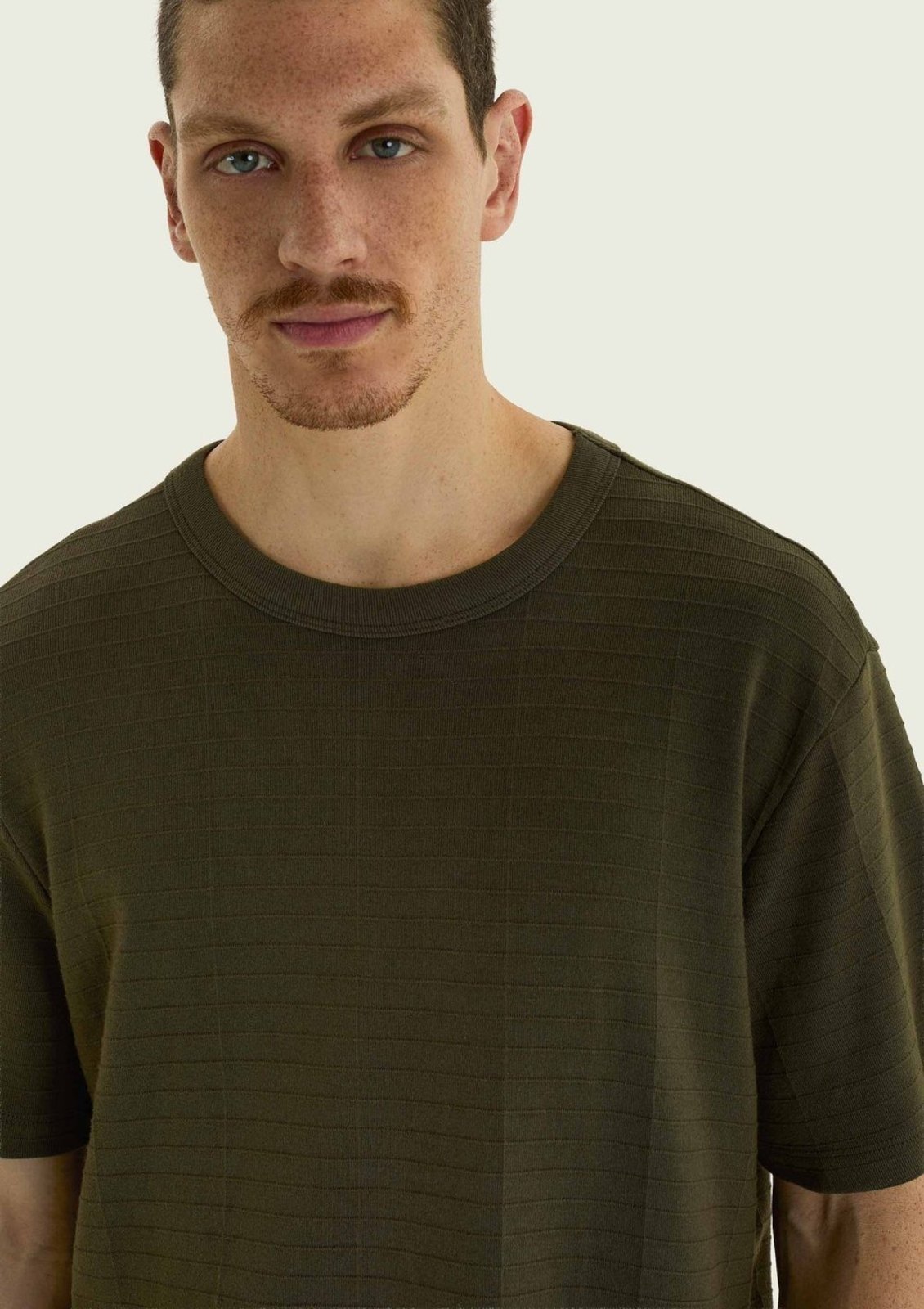 Camiseta Masculina Manga Curta Texturizada Hering