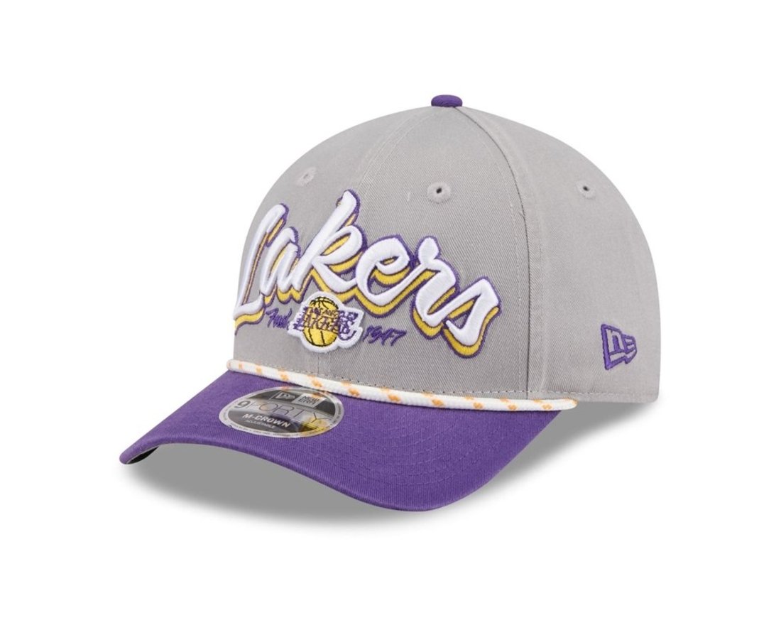Bone New Era 9FORTY M-CROWN NBA Los Angeles Lakers