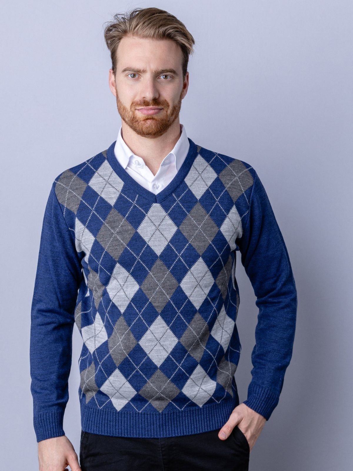 Suéter com jacquard