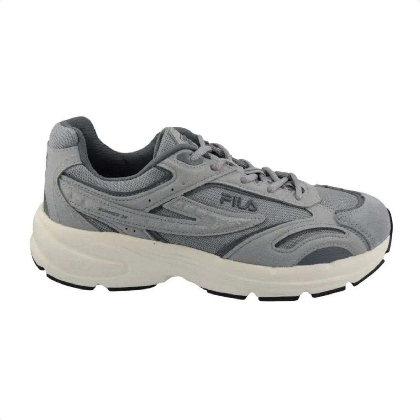 Tenis Fila Runner 2k Masculino-cinza Gelo Cinza