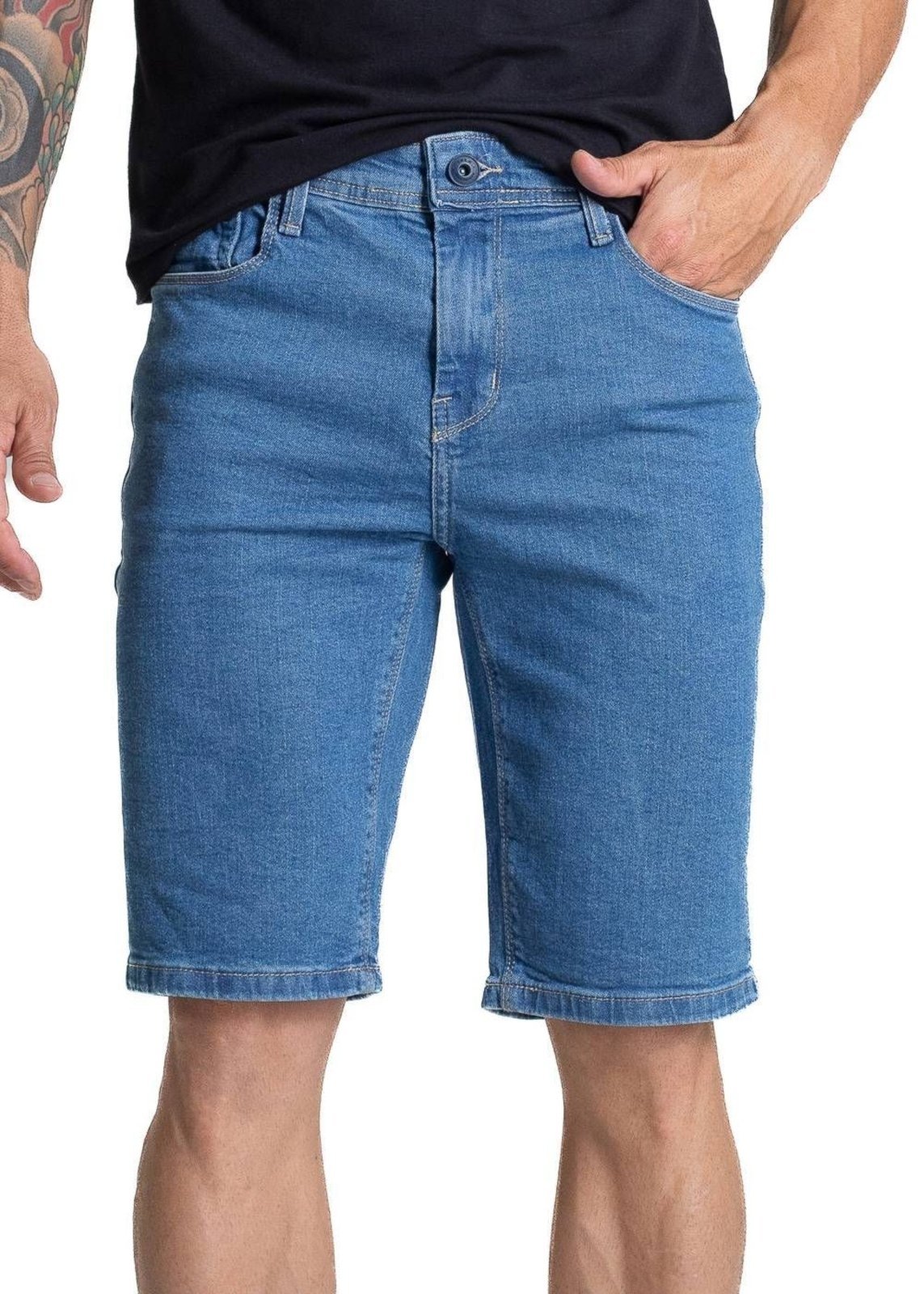 Bermuda Jeans Sawary - 282438 - Azul - Sawary