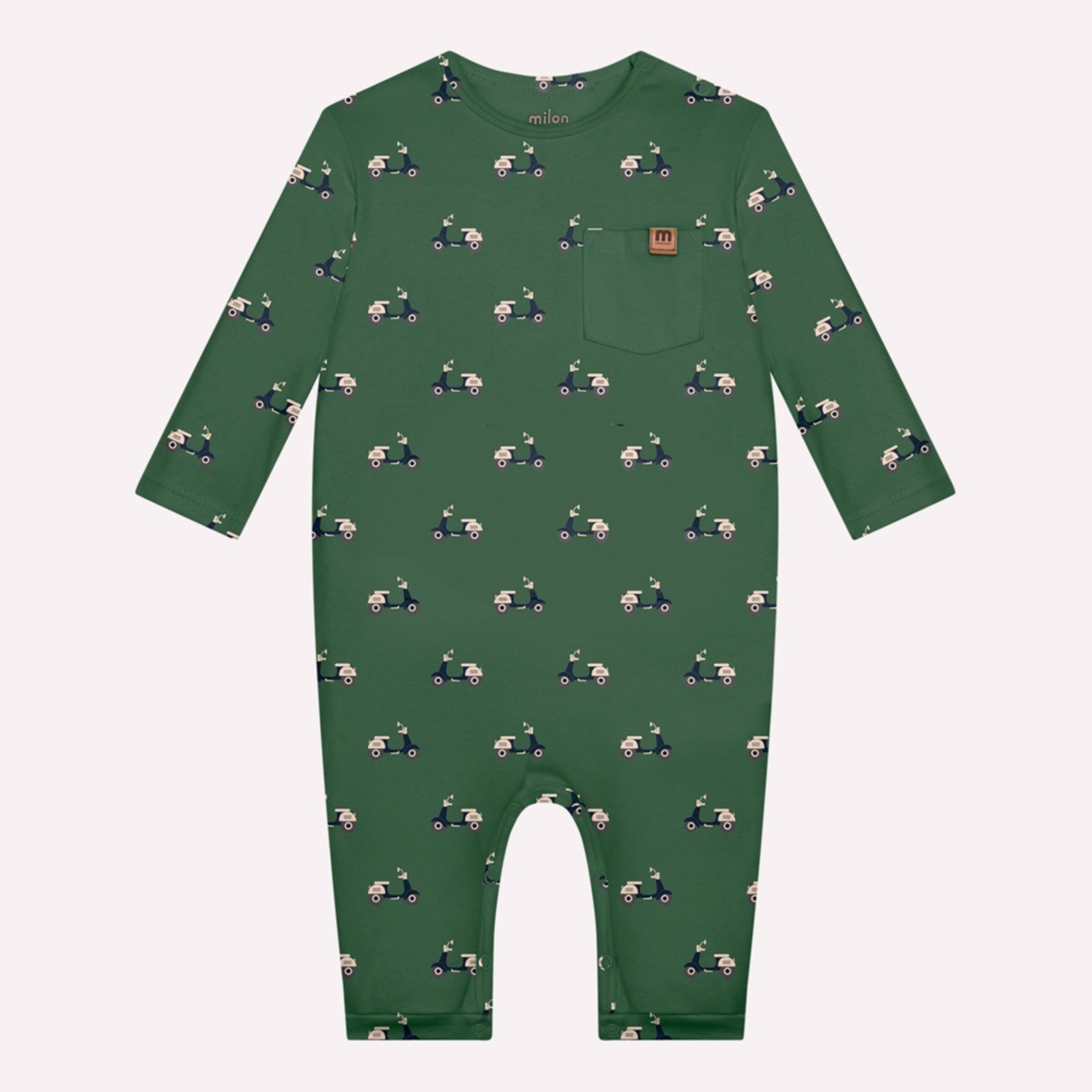 Infantil - Macacão Menino em Cotton Milon