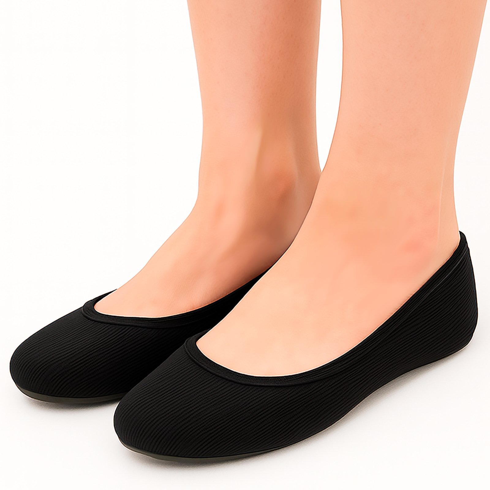 Infantil - Sapatilha Feminina de Tecido que Abraça os Pés Super Confortável Escolar Preto Pepite