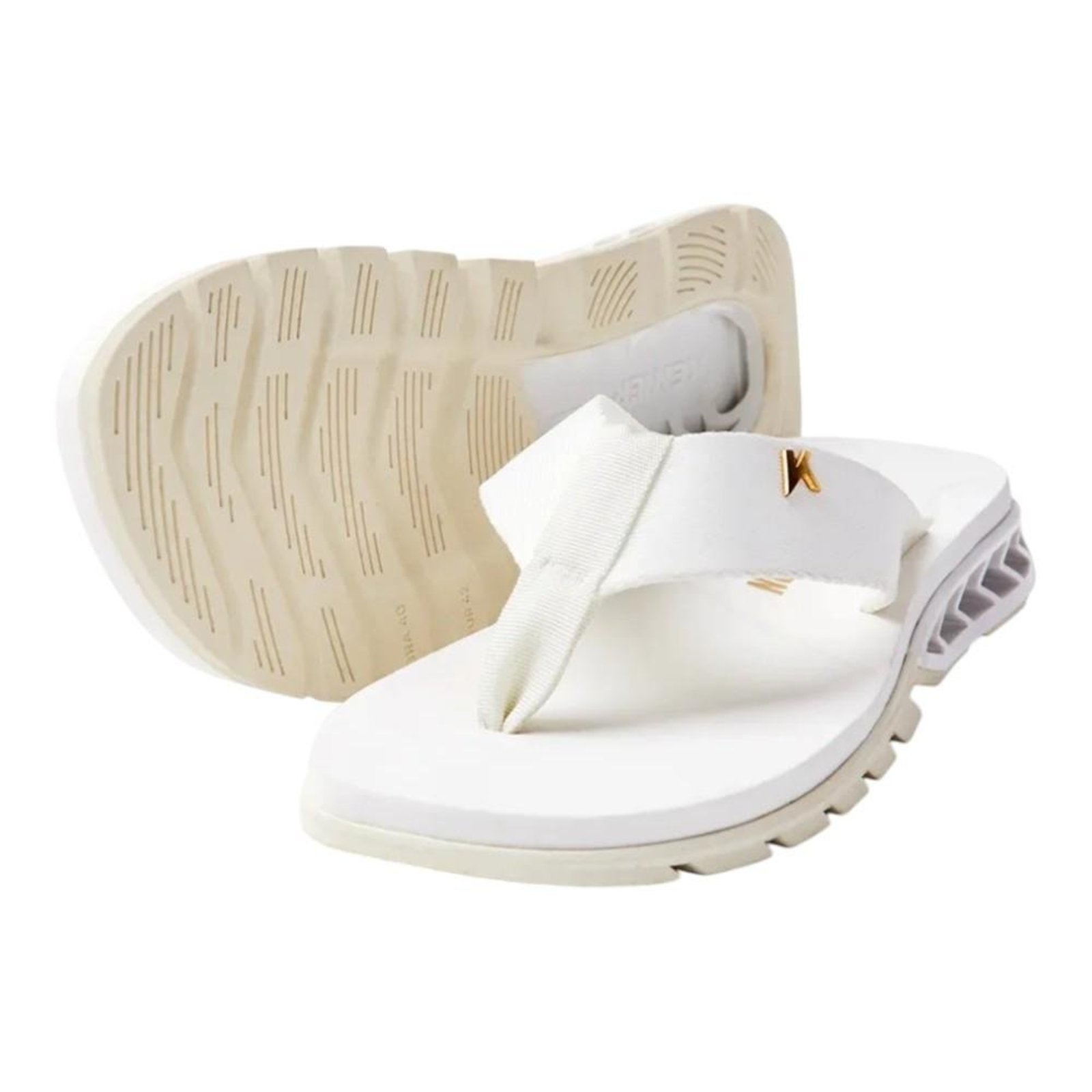 Chinelo Kenner Collab L7nnon Rakka Branco Masculino Branco