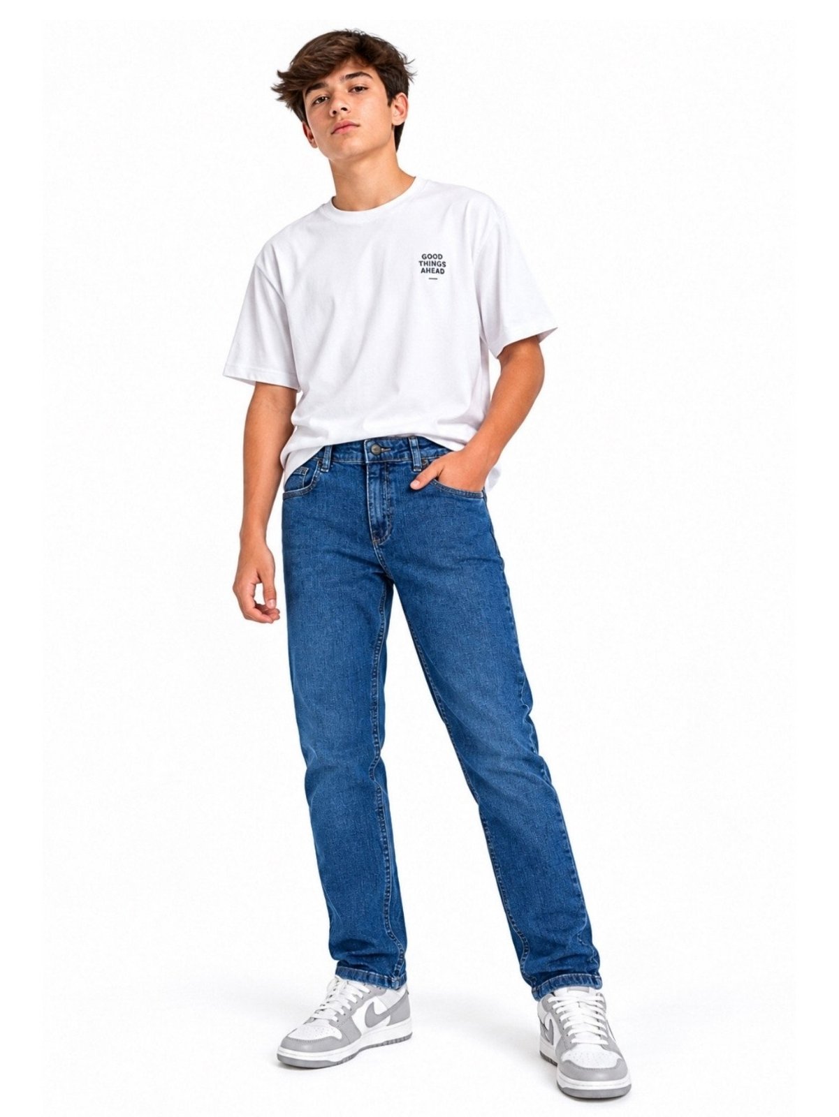 Infantil - Calça Jeans Skinny Crawling Juvenil Masculina