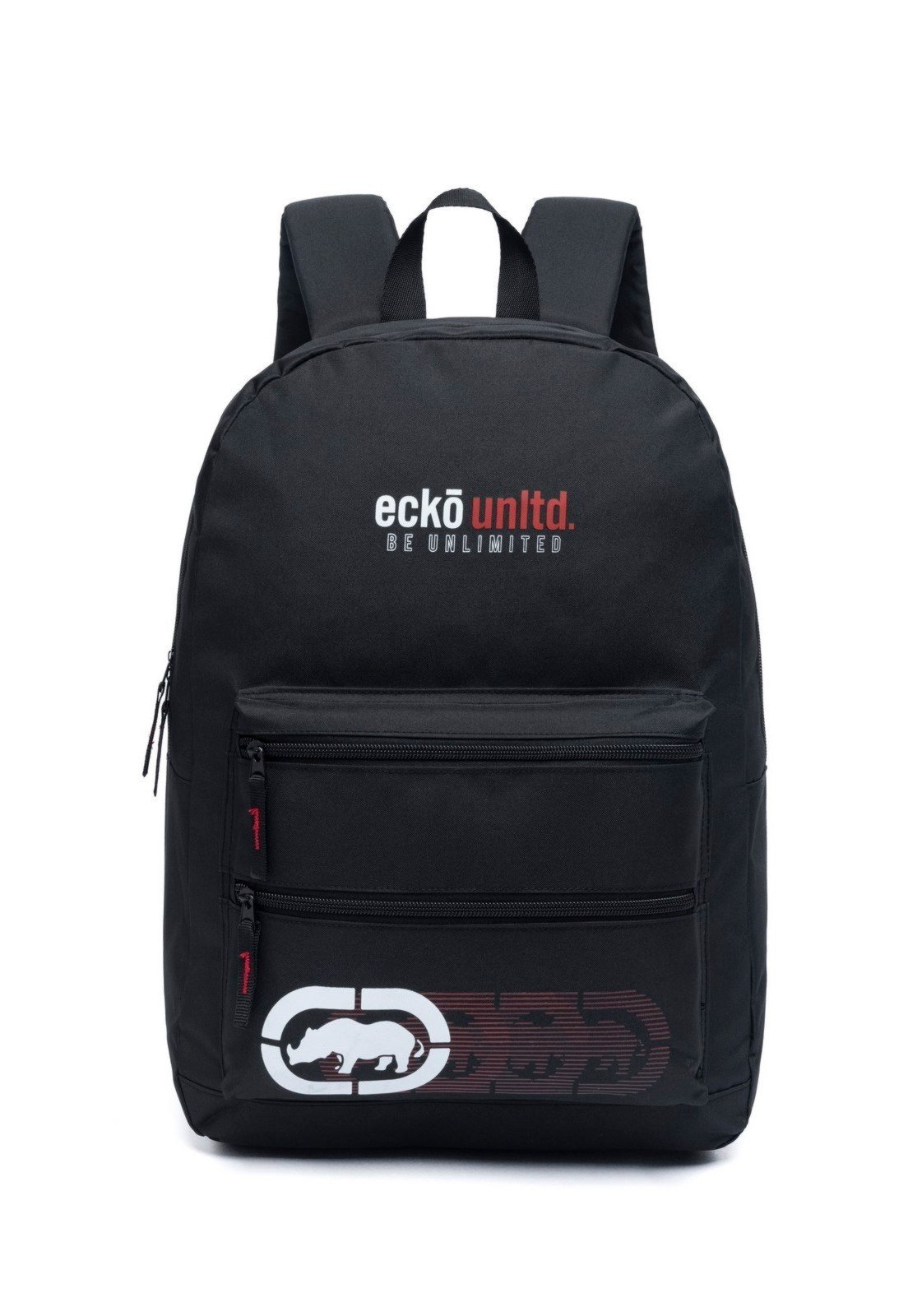 Mochila Masculina Ecko Casual Escolar Faculdade com Bolsos Frontais