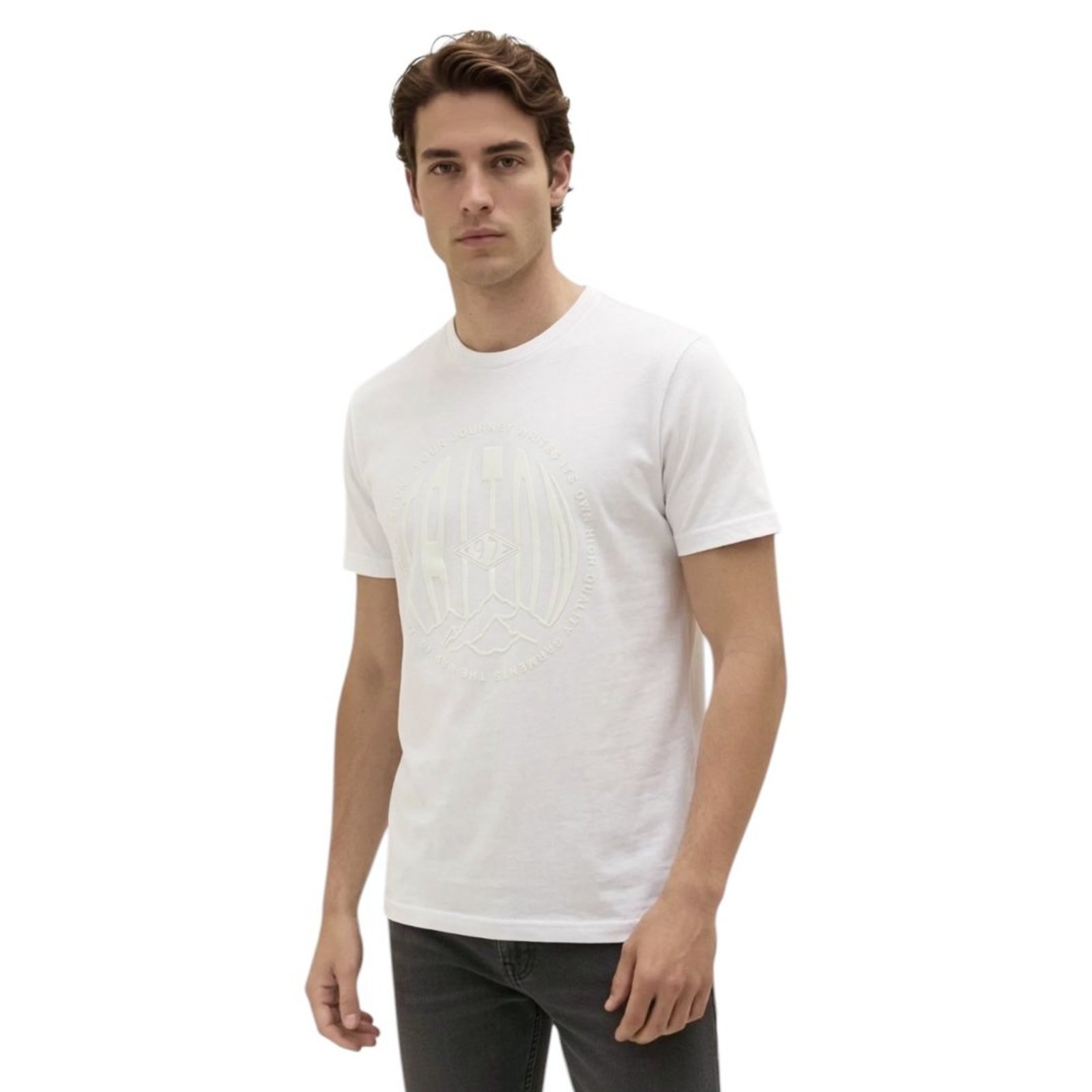 Camiseta Malha 1 Masculino Triton Branco