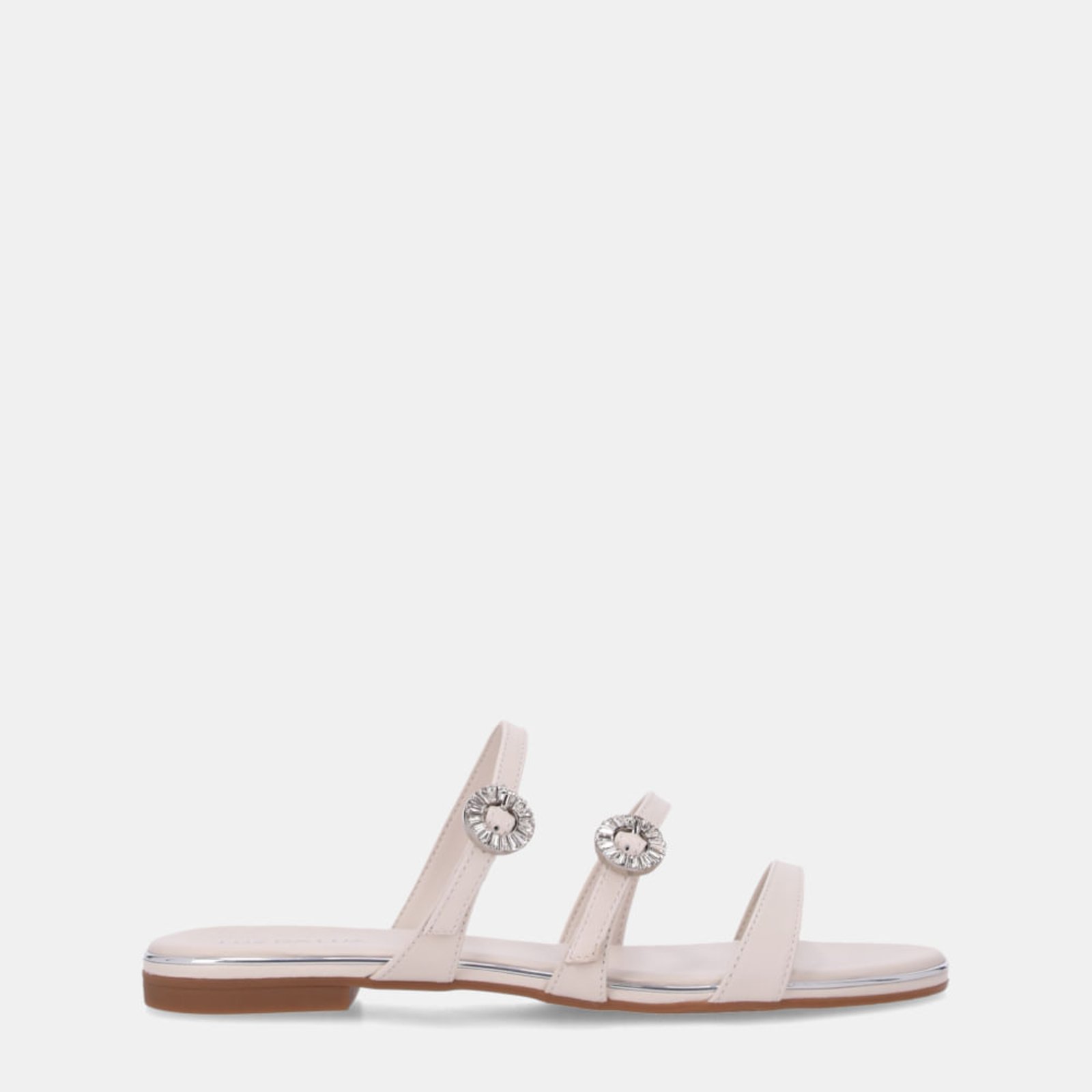 Chinelo Couro Pelica Panna - 54870073 Luz da Lua